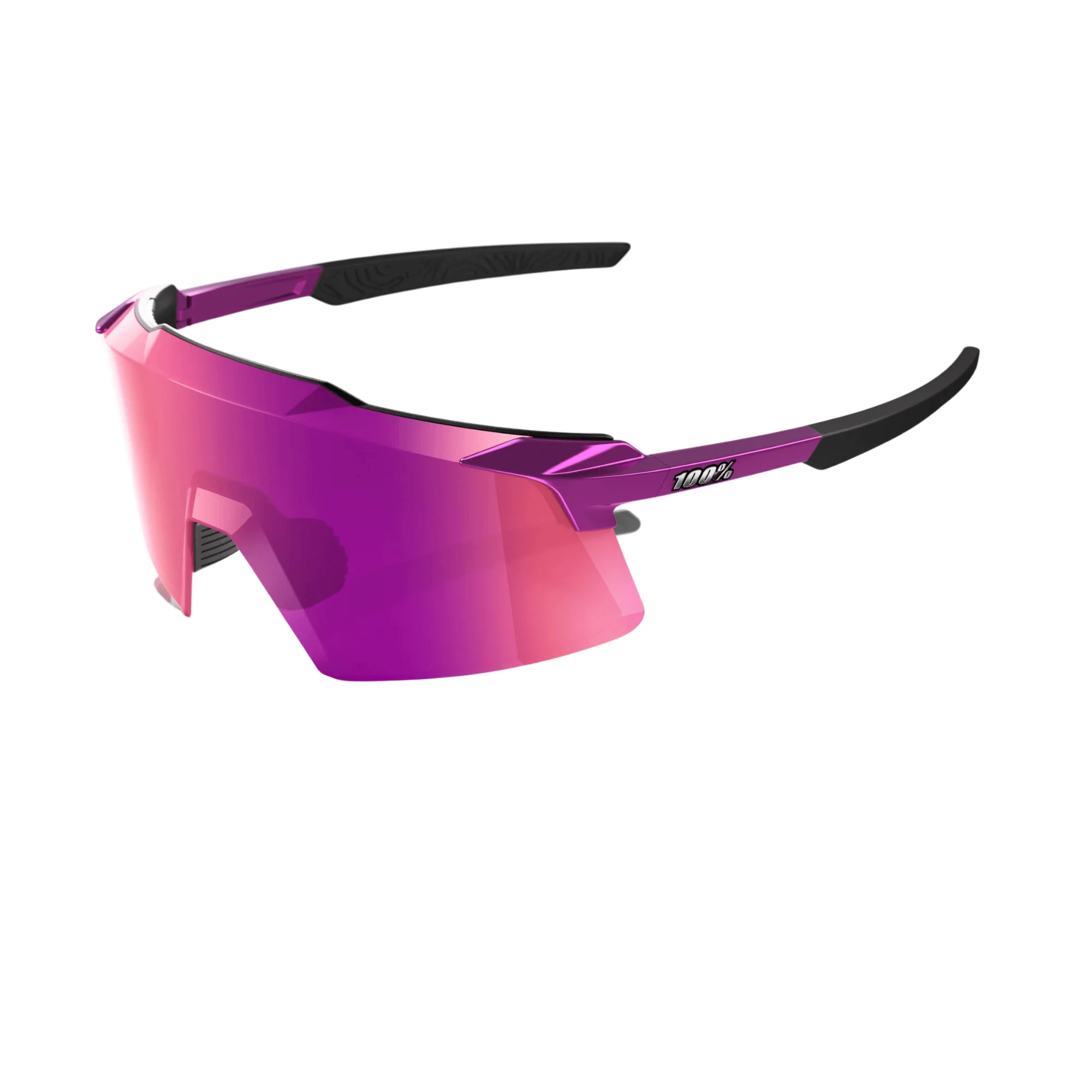 100% Aerocraft Gloss Purple Chrome Purple Multilayer Mirror Lens