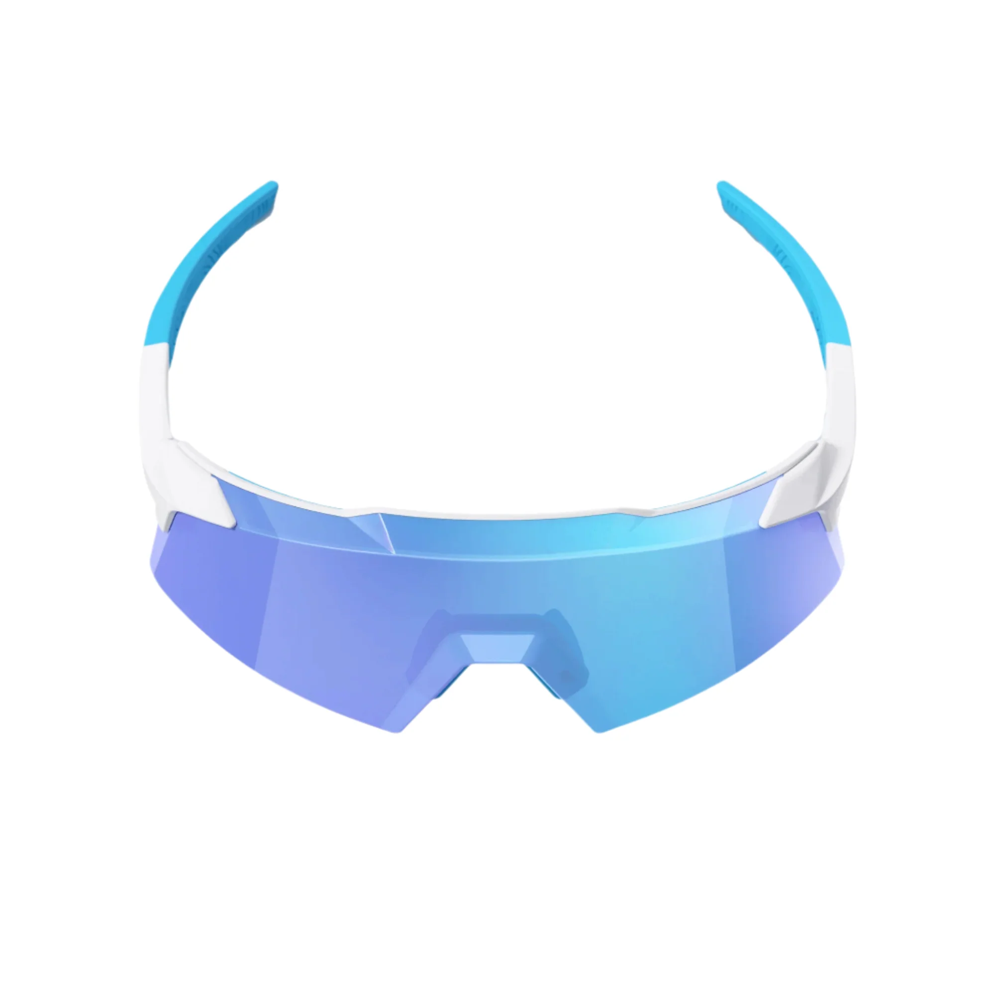 100% Aerocraft Matte White HiPER® Blue Mirror Lens - Image 4