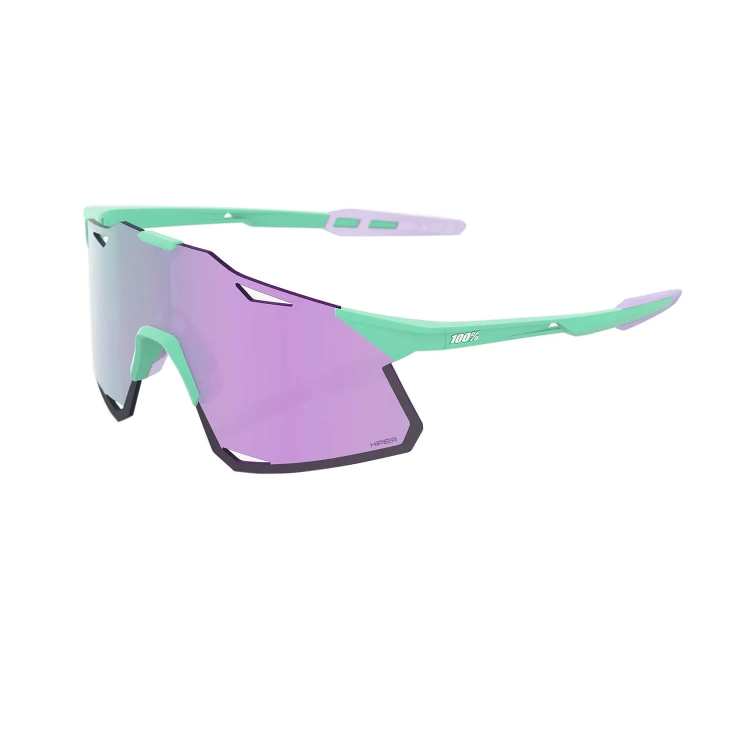 100 % HYPERCRAFT - Soft Tact Mint - HiPER Lavender Mirror Lens