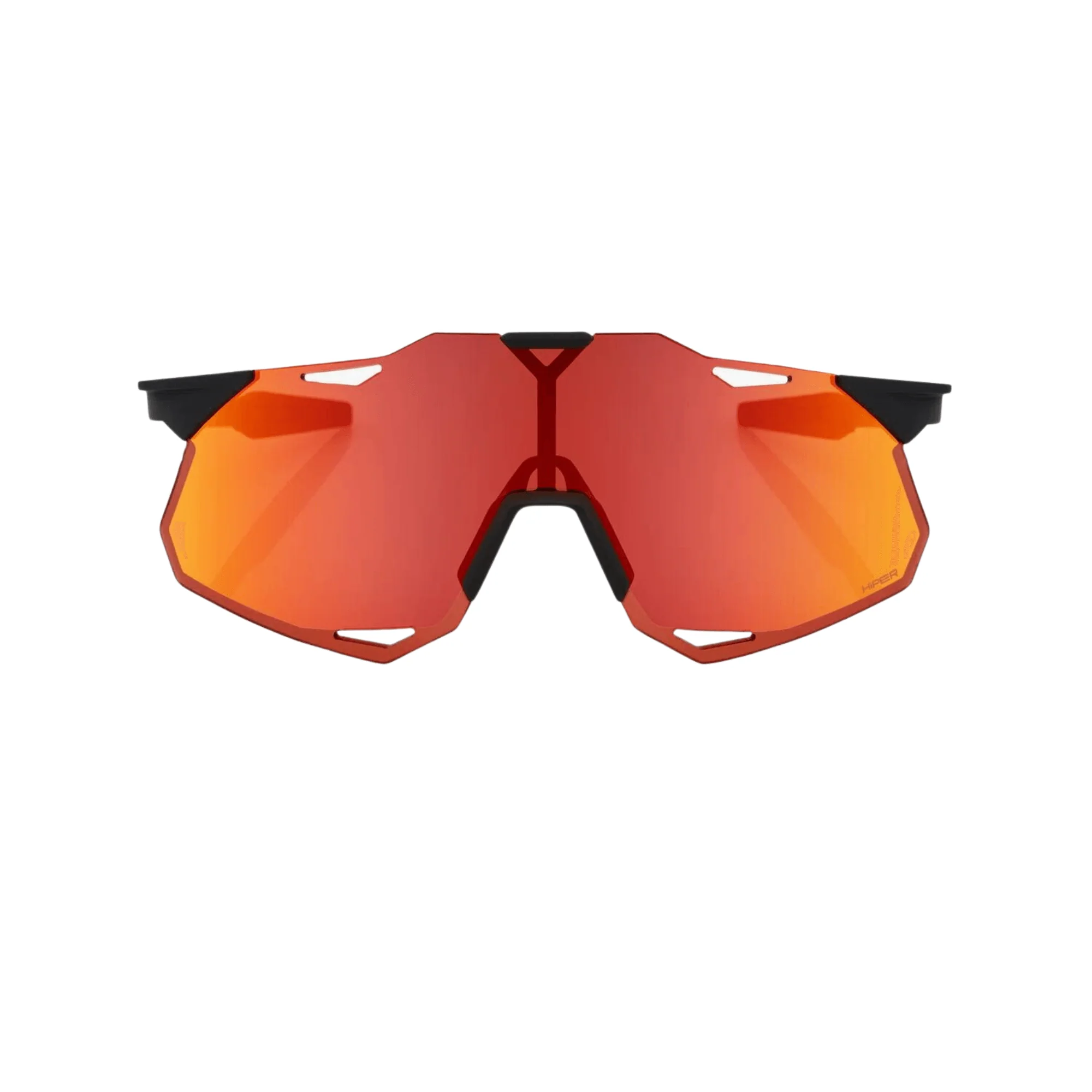 100% Hypercraft XS Soft Tact Black Hiper Red Multilayer Mirror Lens - Image 2