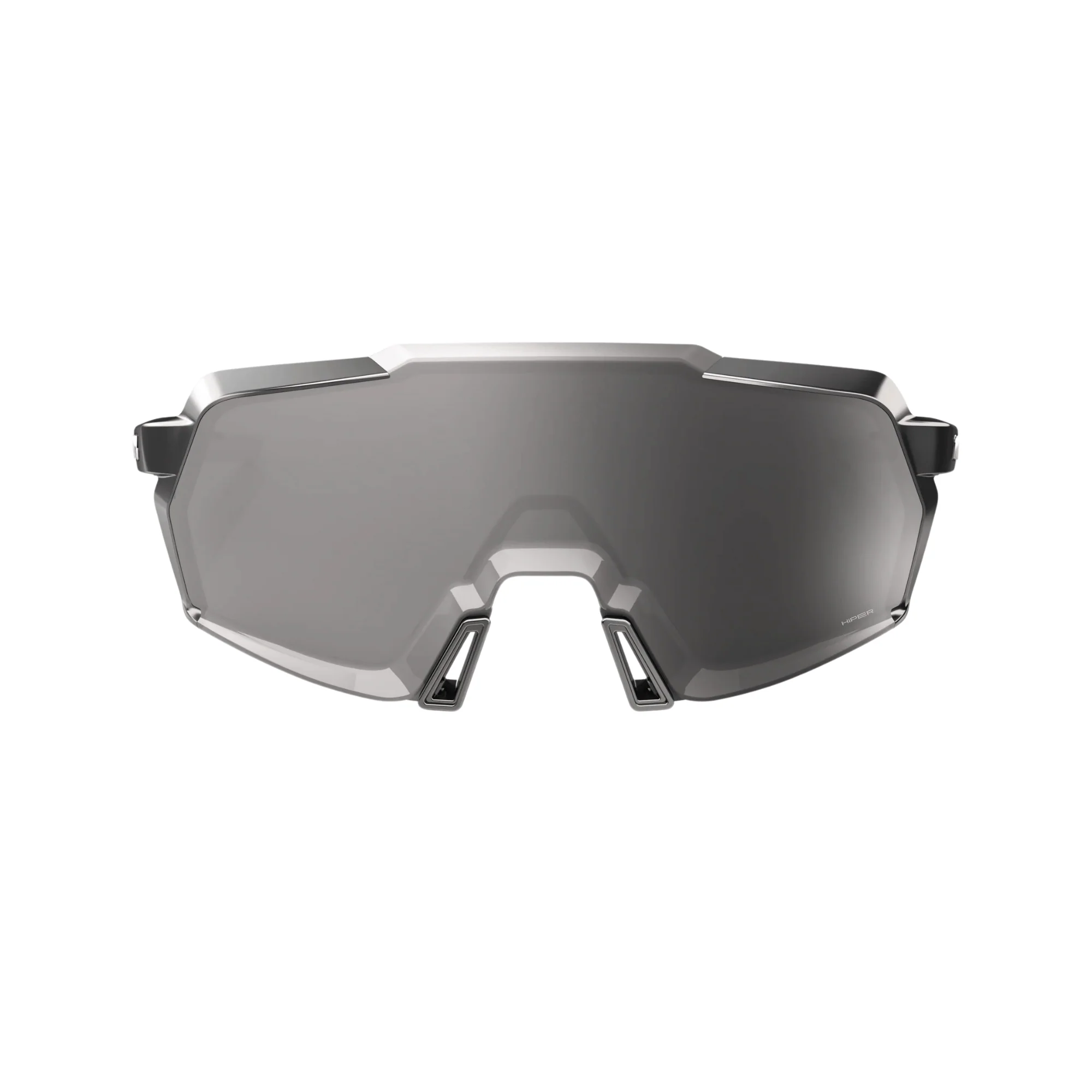 100% Korbin Gloss Black Chrome - HiPER Silver Mirror Lens - Image 2