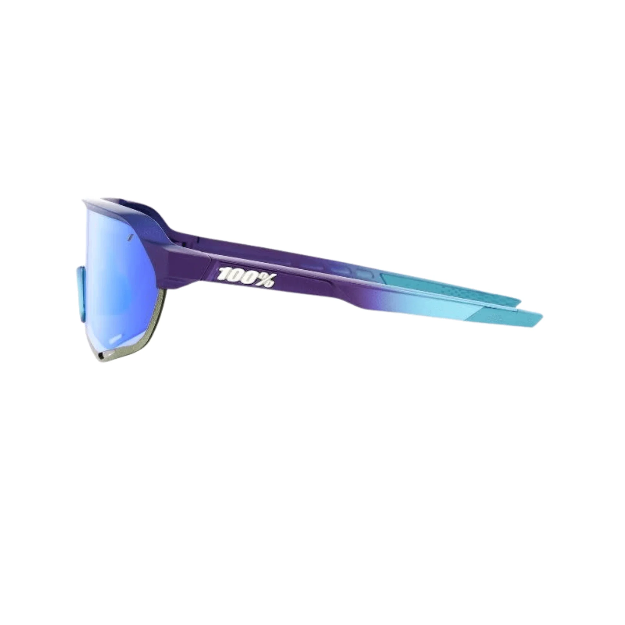 100% S2 Matte Metallic Into the Fade Blue Topaz Multilayer Mirror Lens - Image 3