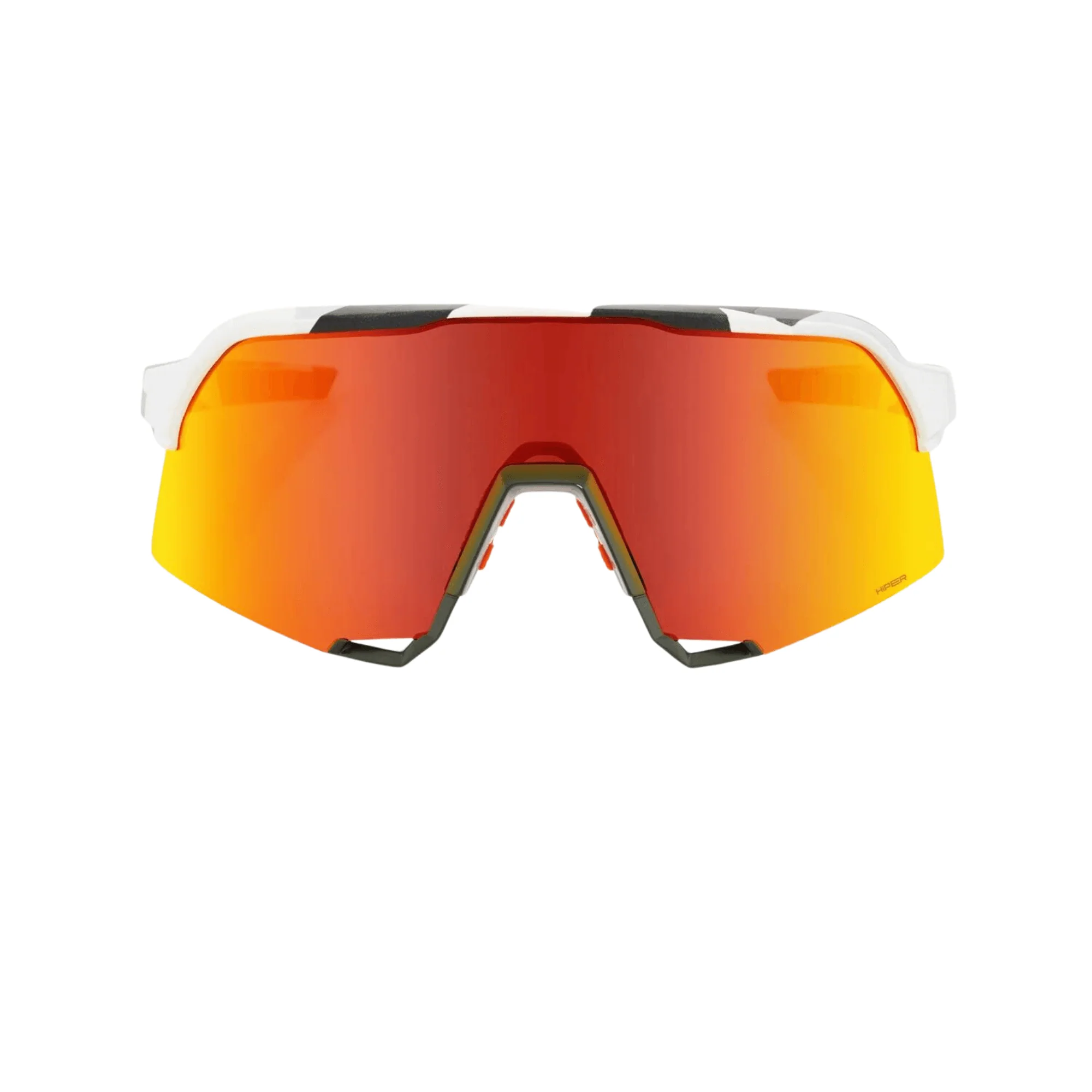 100% S3 Soft Tact Grey Camo Hiper Red Multilayer Mirror Lens - Image 2