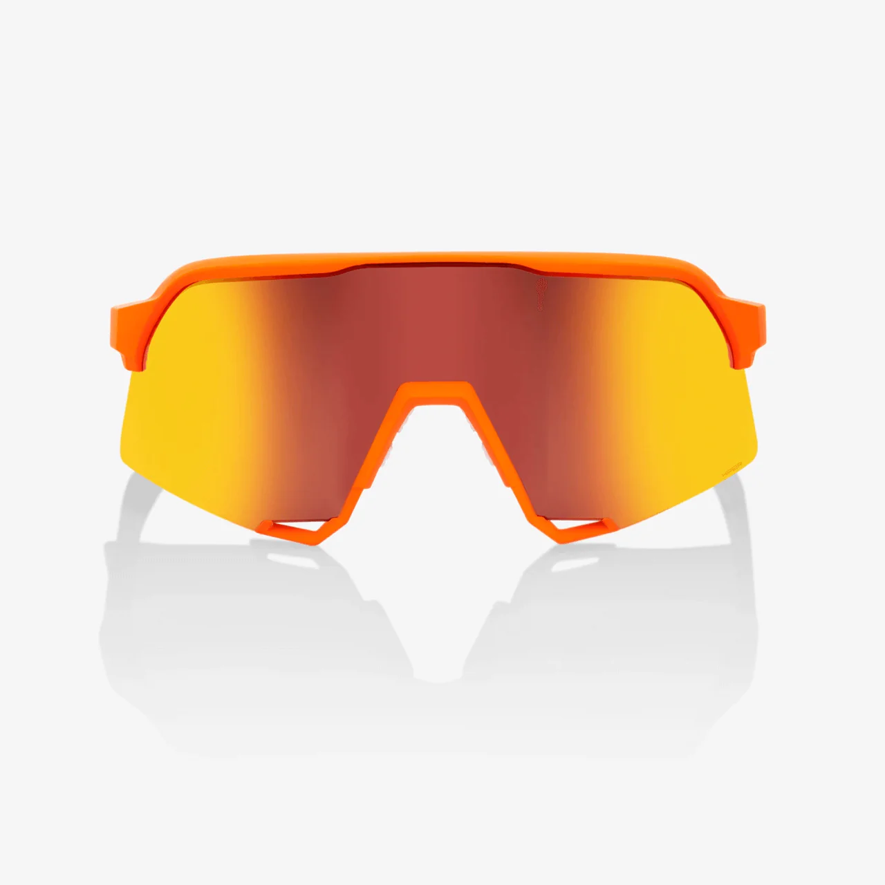 100% S3 Soft Tact Neon Orange  / HiPER Red Multilayer Mirror Lens - Image 3