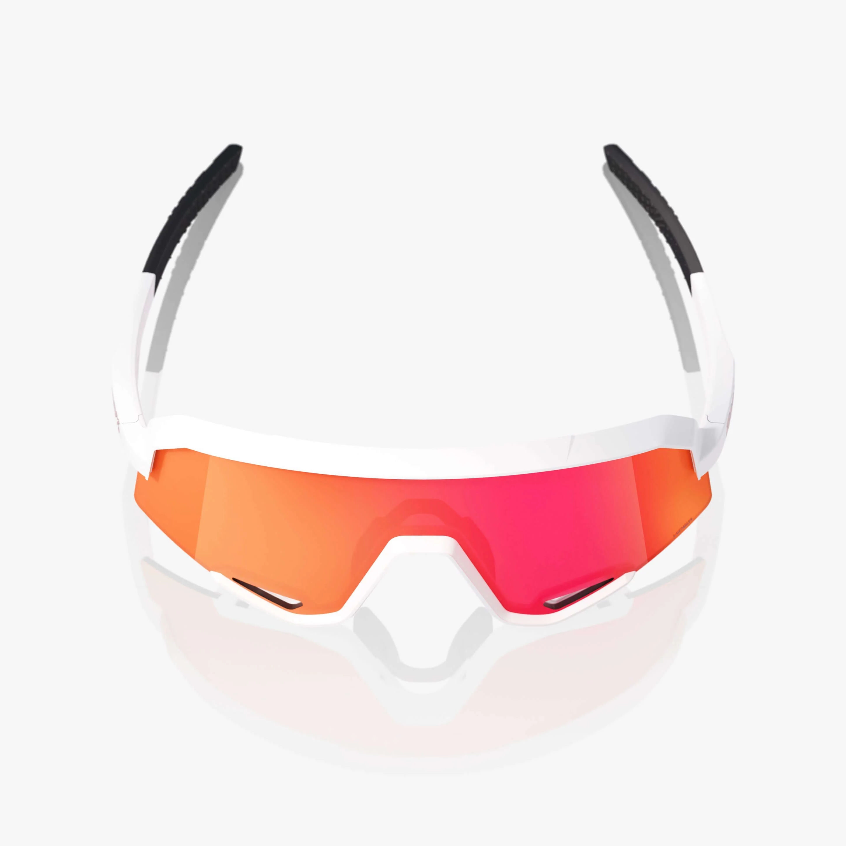 100% Slendale  Matte White HiPER Red Multilayer Mirror Lens - Image 4