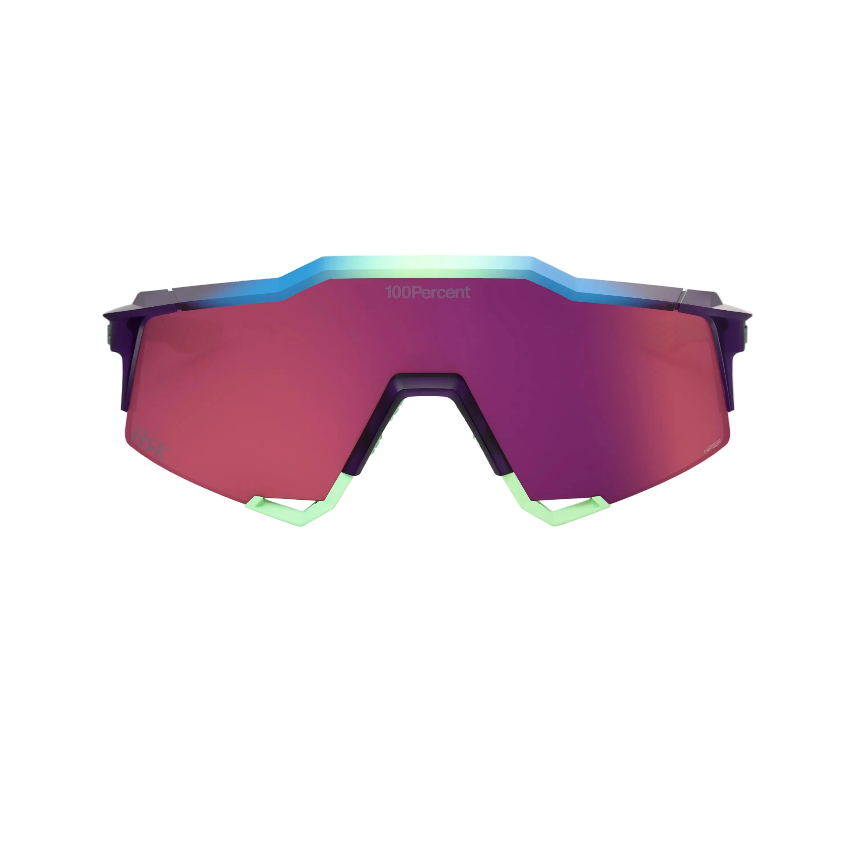 100% Speedcraft HSK ELECTRIC PURPLE - HiPER Dark Purple Mirror Lens - Image 2