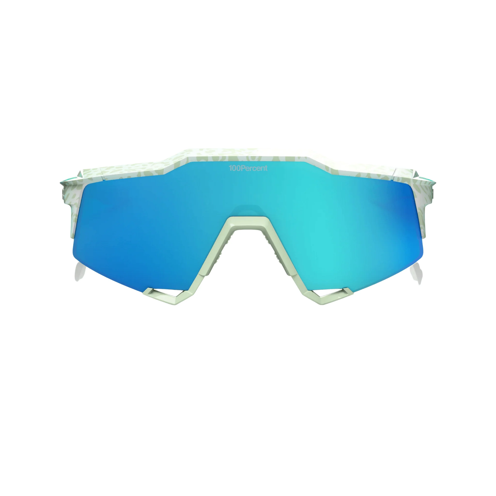 100% Speedcraft LE Elly 2 Polished Light Green - Blue Topaz Mirror Lens - Image 2