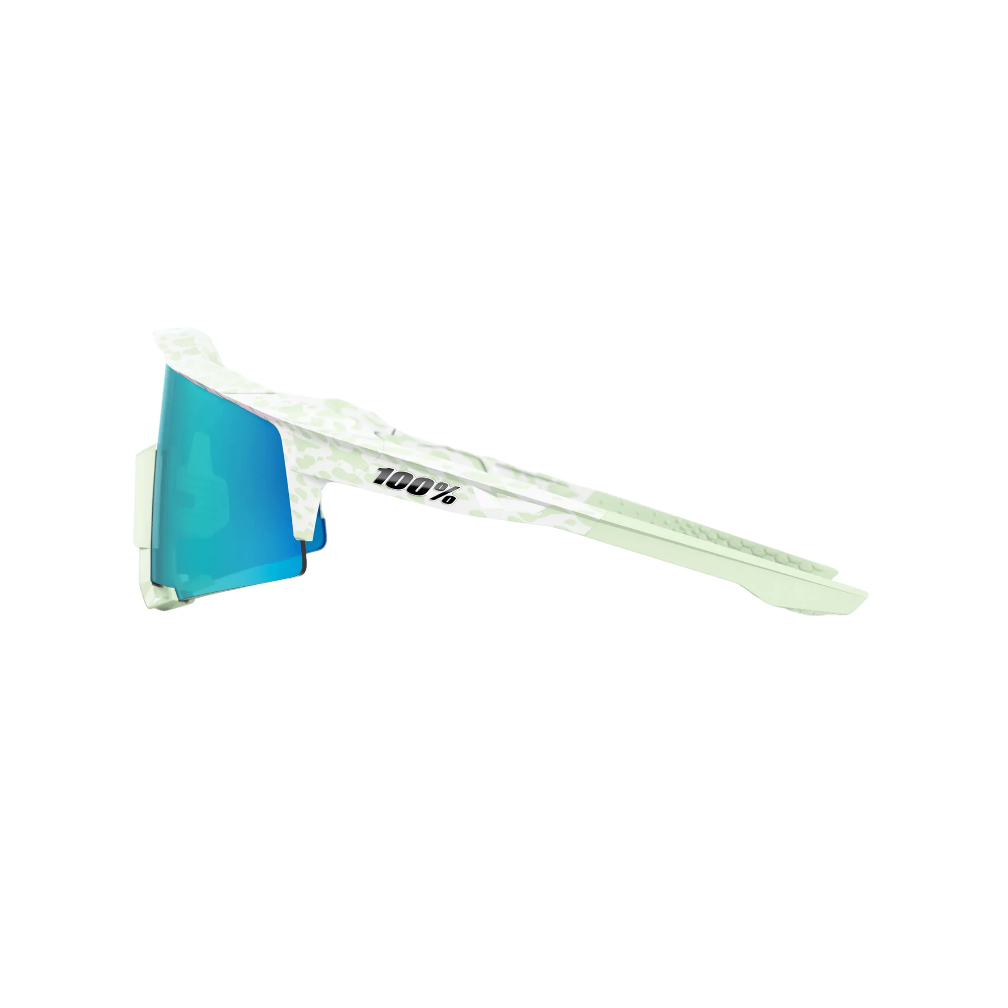100% Speedcraft LE Elly 2 Polished Light Green - Blue Topaz Mirror Lens - Image 3