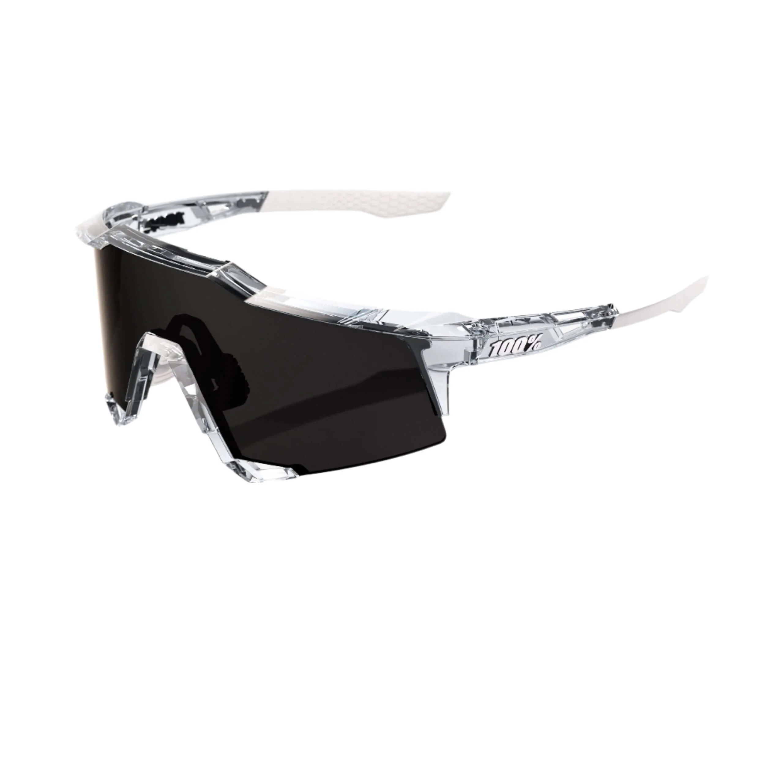 100% Speedcraft Polished Translucent Clear - Black Mirror
