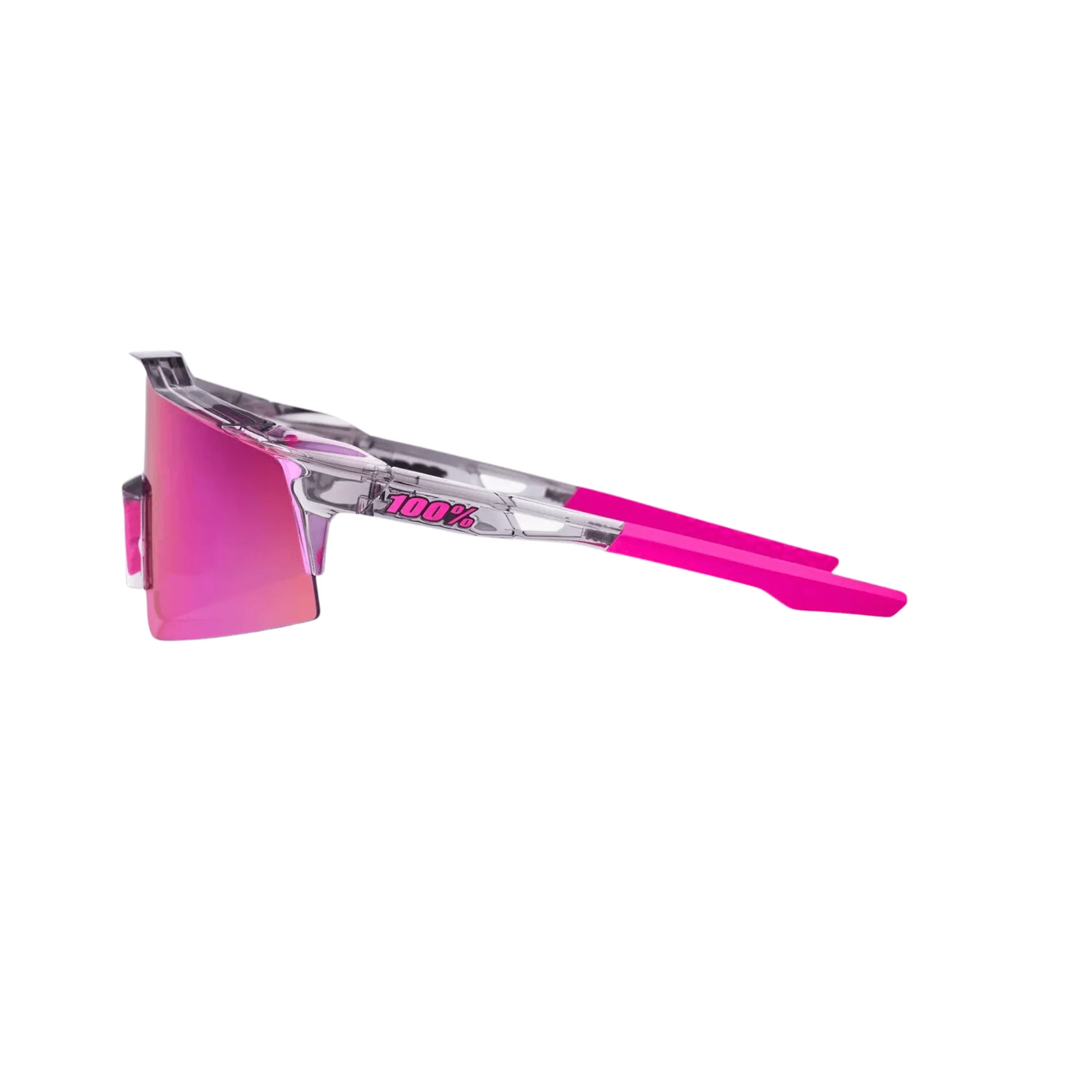 100% Speedcraft Polished Translucent Grey Purple Multilayer Mirror Lens - Image 3