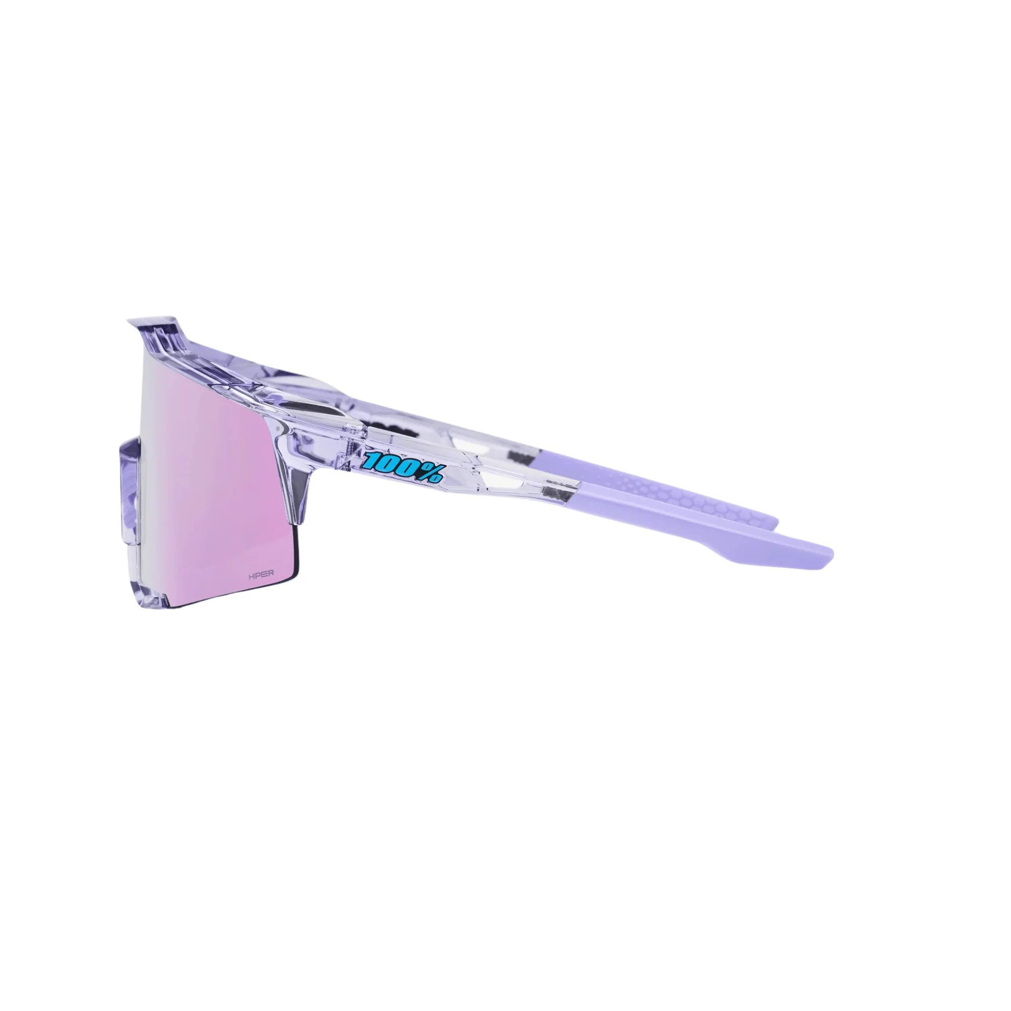 100% Speedcraft Polished Translucent Lavender HiPER Lavender Mirror Lens - Image 2