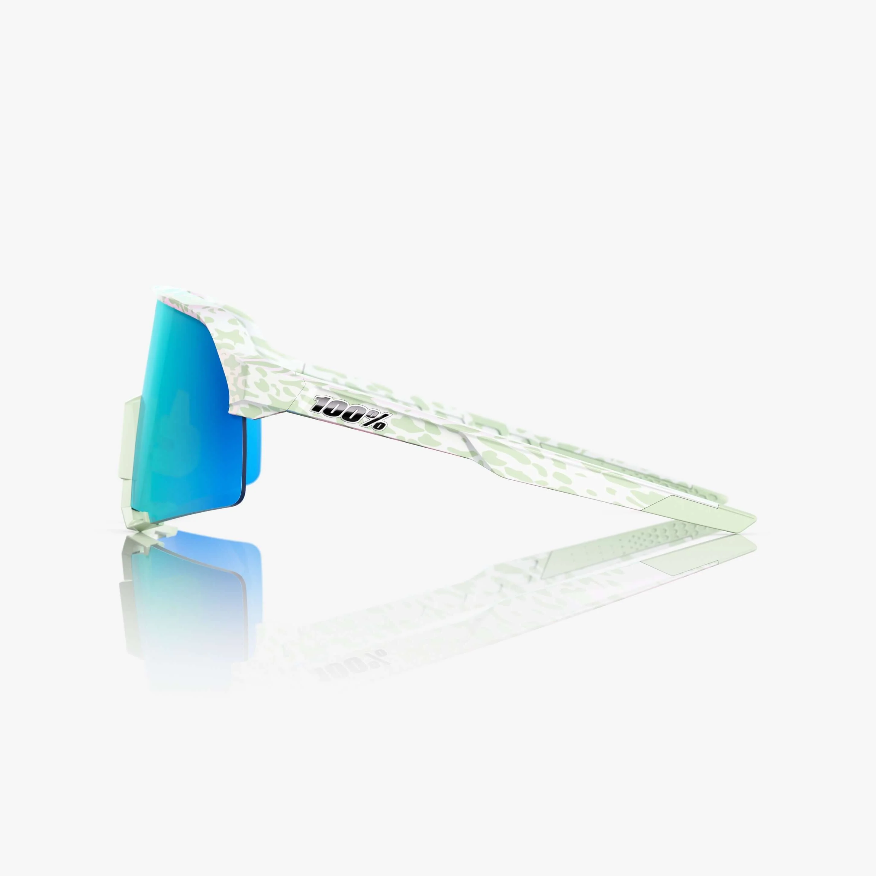 100% Speedcraft S3 LE Elly 2 Polished Light Green - Blue Topaz Mirror Lens - Image 3