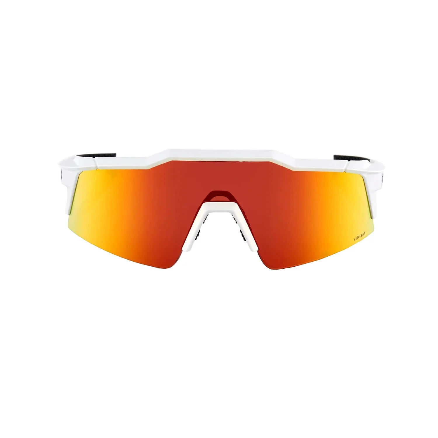100% Speedcraft SL Soft Tact Off White  / HiPER Red Multilayer Mirror Lens - Image 2