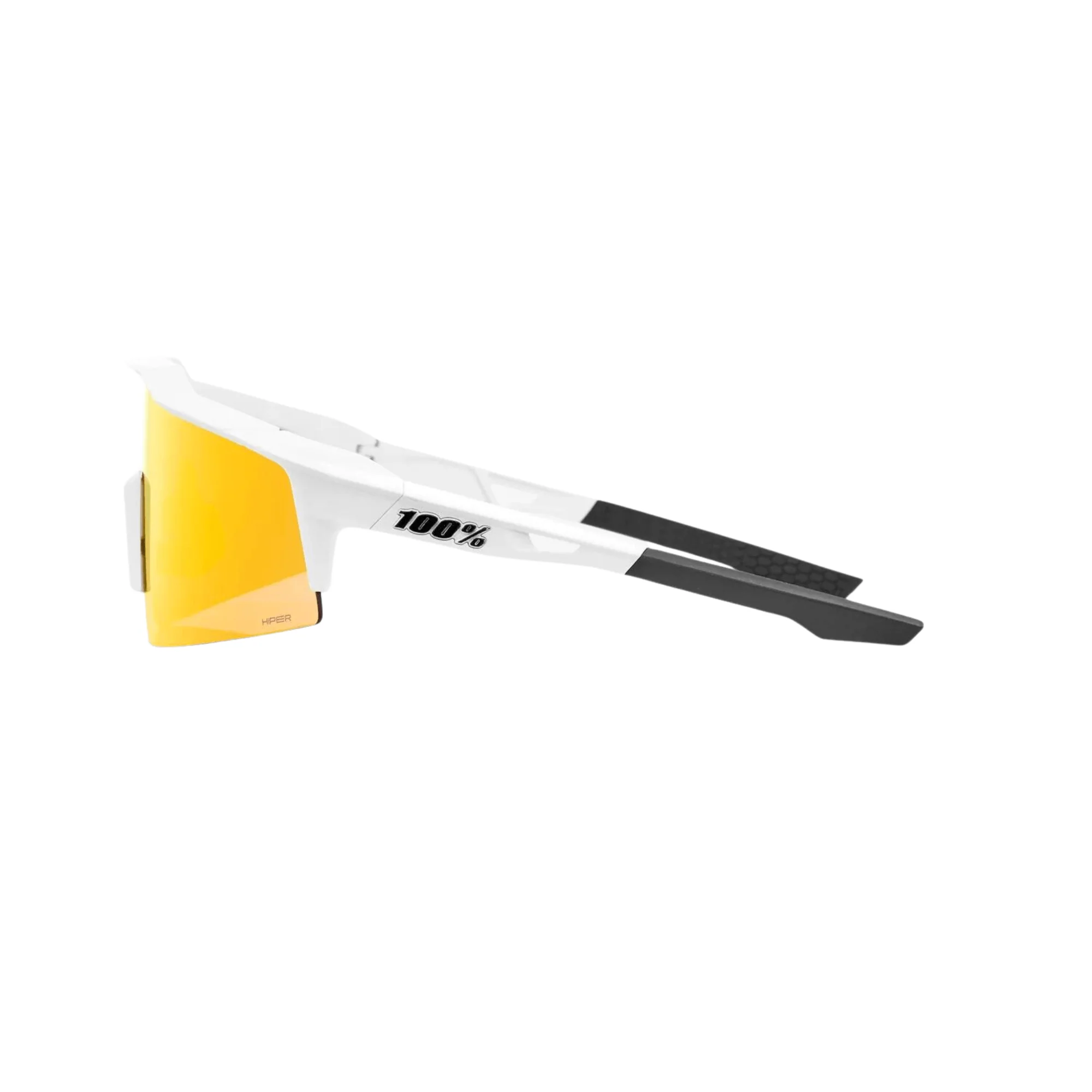100% Speedcraft SL Soft Tact Off White  / HiPER Red Multilayer Mirror Lens - Image 3