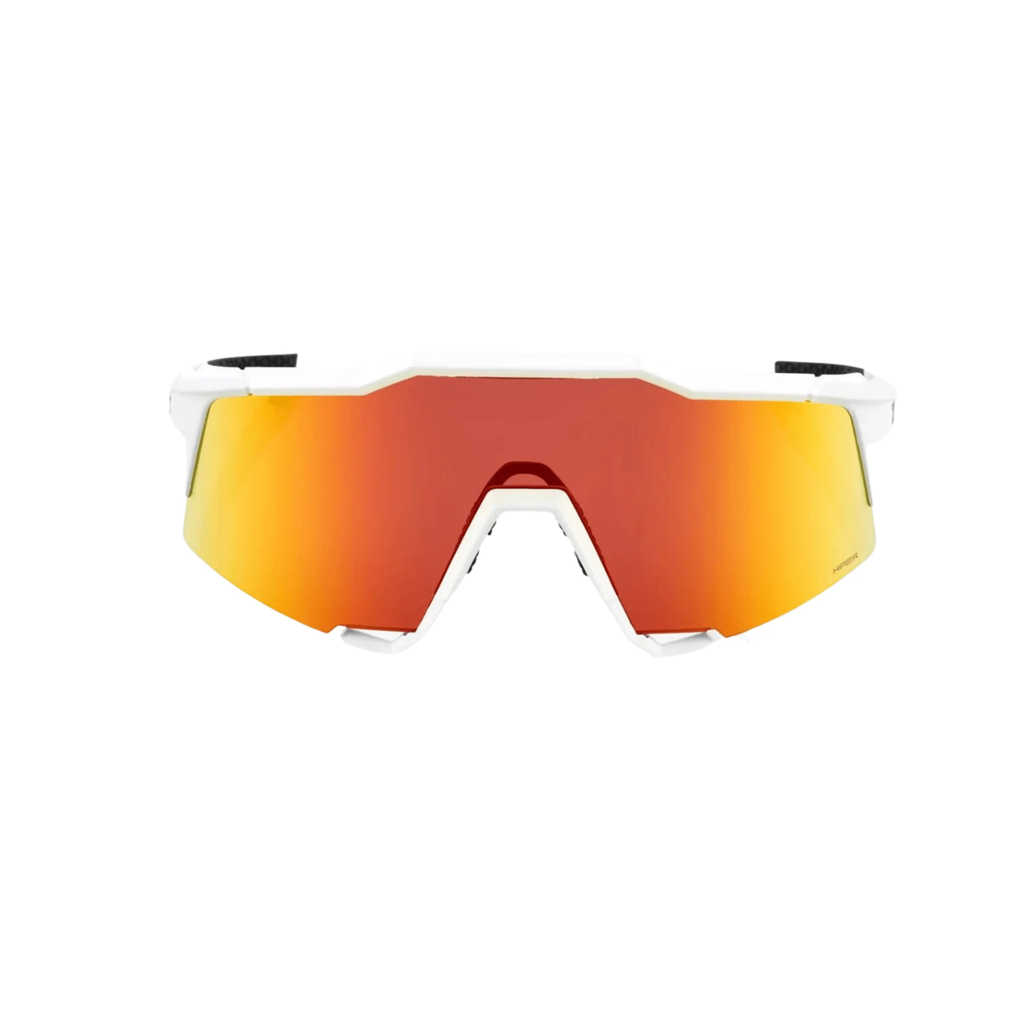 100% Speedcraft Soft Tact Off White - HiPER Red Multilayer Mirror Lens - Image 2