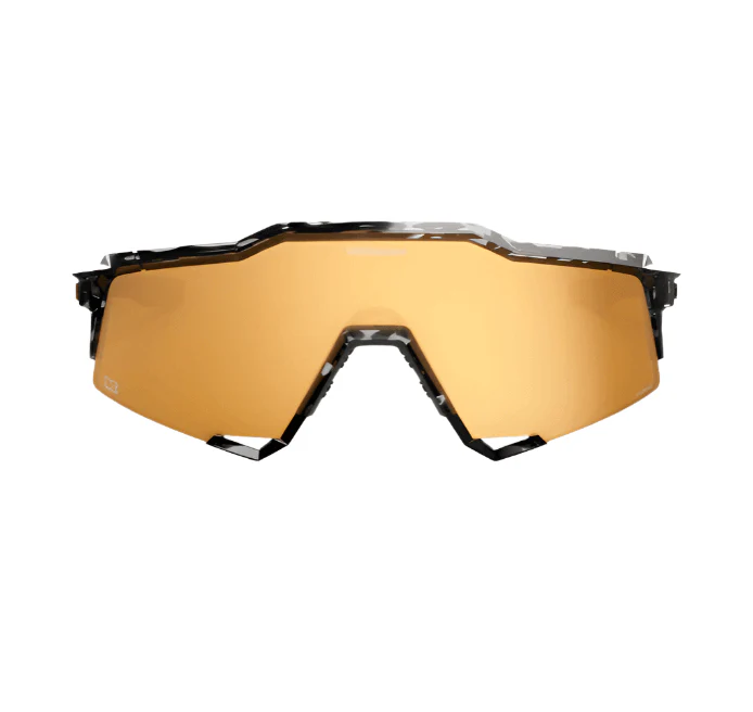100% Speedcraft Money Mike 3 Polished Black Tortoise - HiPER 24K Gold Mirror Lens - Image 4