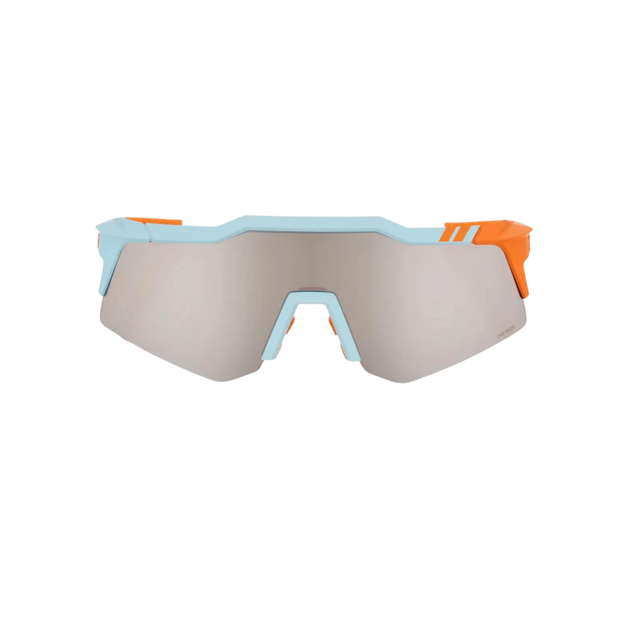 100% Speedcraft XS Soft Tact Two Tone Hiper Silver Mirror Lens - Image 2