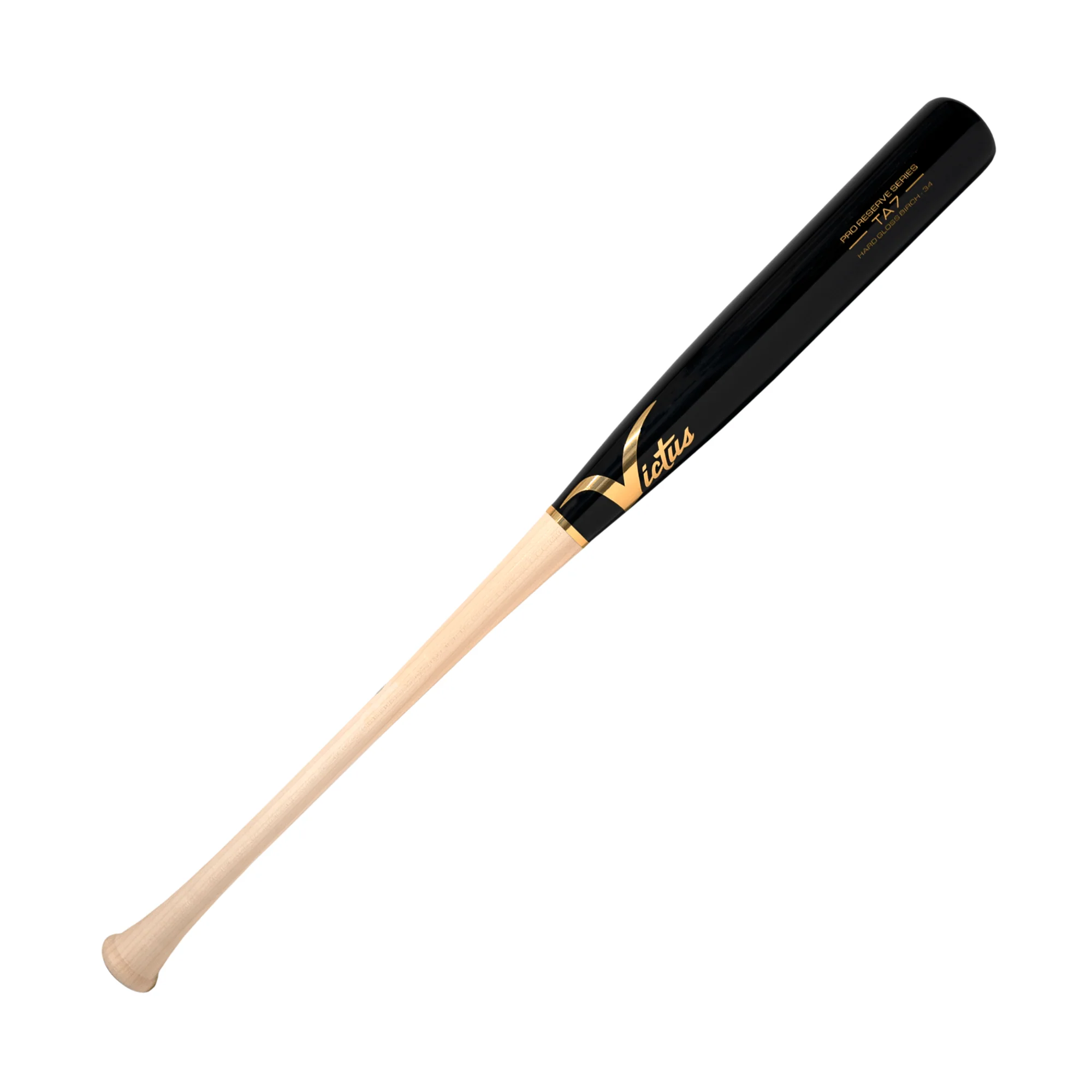 Victus TA7 Natural/Black Birch In-Stock Pro Reserve Wood Baseball Bat - Image 2