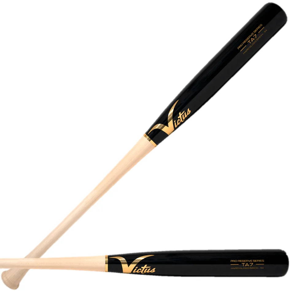 Victus TA7 Natural/Black Birch In-Stock Pro Reserve Wood Baseball Bat - Image 7
