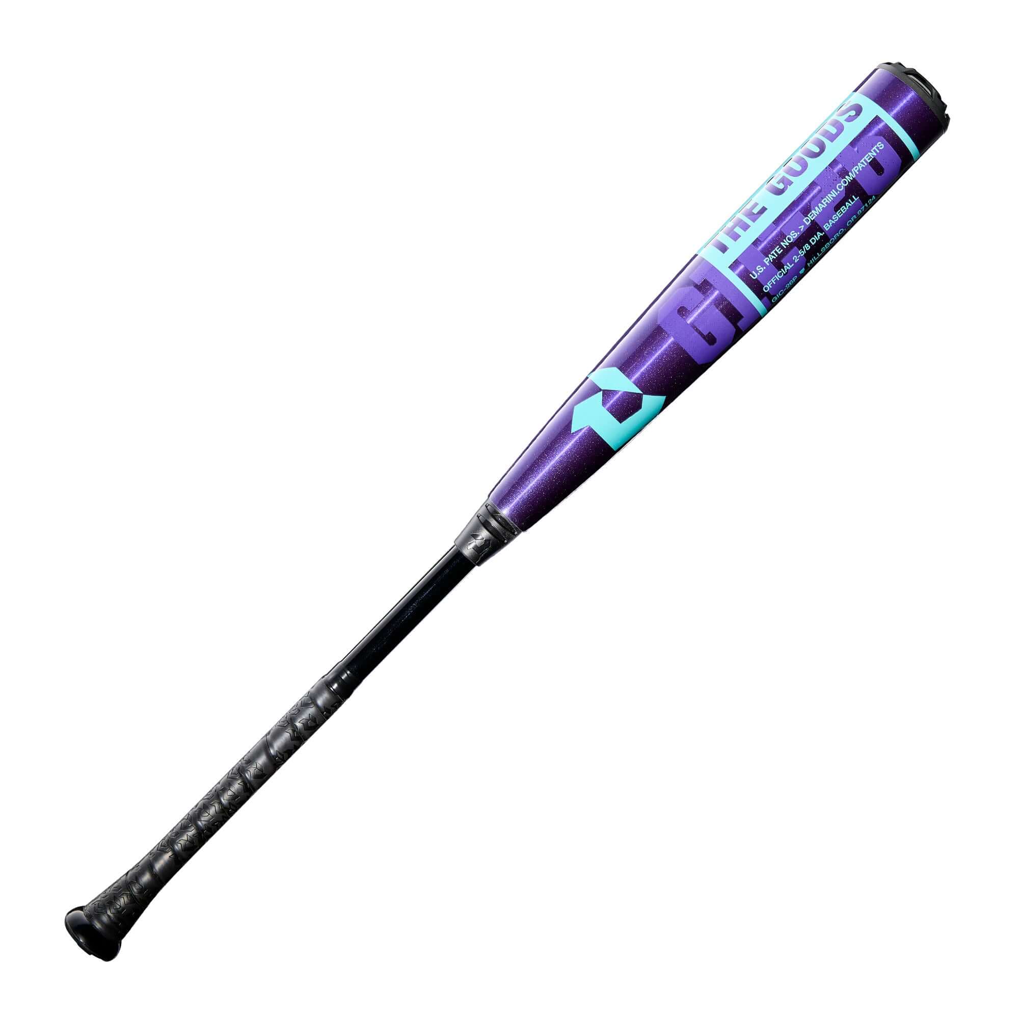 2026 DeMarini The Goods Royal Purple (-3) BBCOR Baseball Bat - Image 2