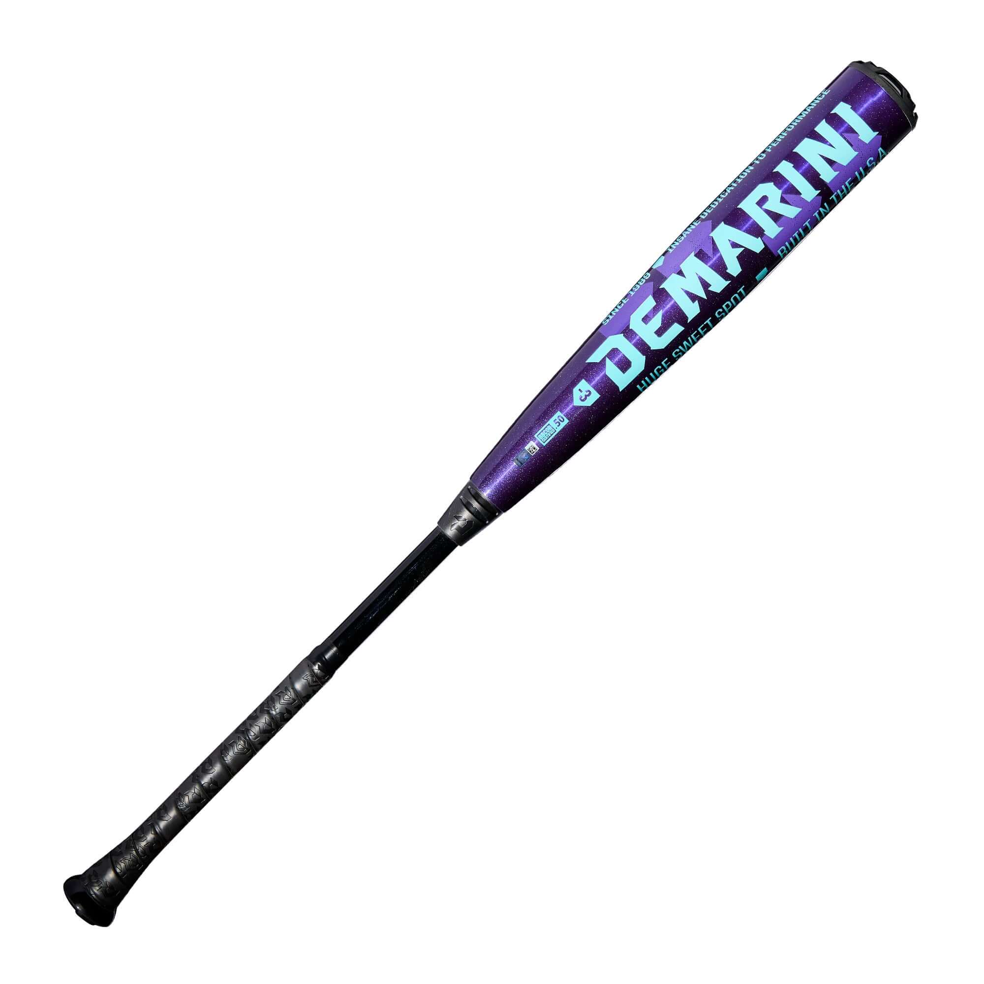 2026 DeMarini The Goods Royal Purple (-3) BBCOR Baseball Bat - Image 3