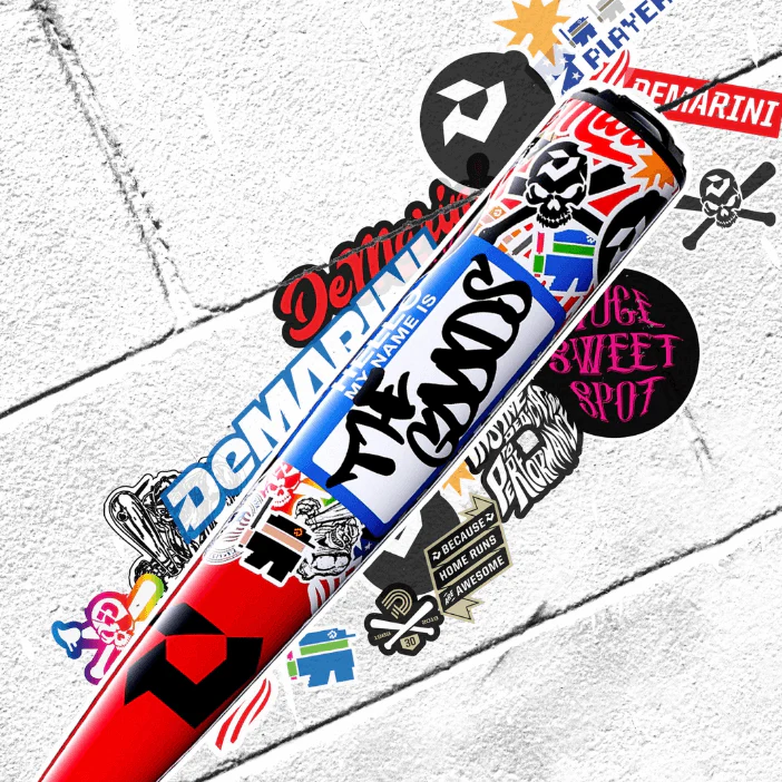 2026 DeMarini The Goods Sticker Bomb (-3) BBCOR Baseball Bat - Image 2