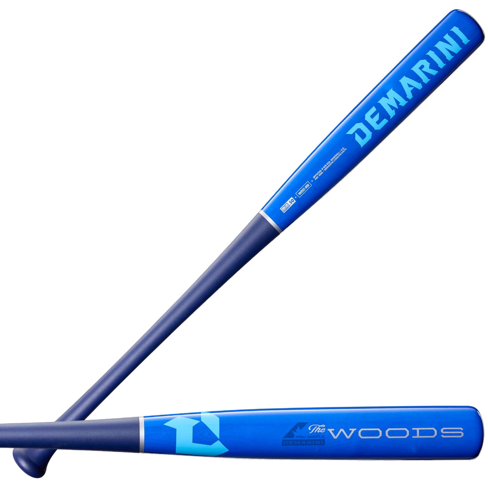 2026 DeMarini The Woods Royal Wood Composite (-3) BBCOR Baseball Bat