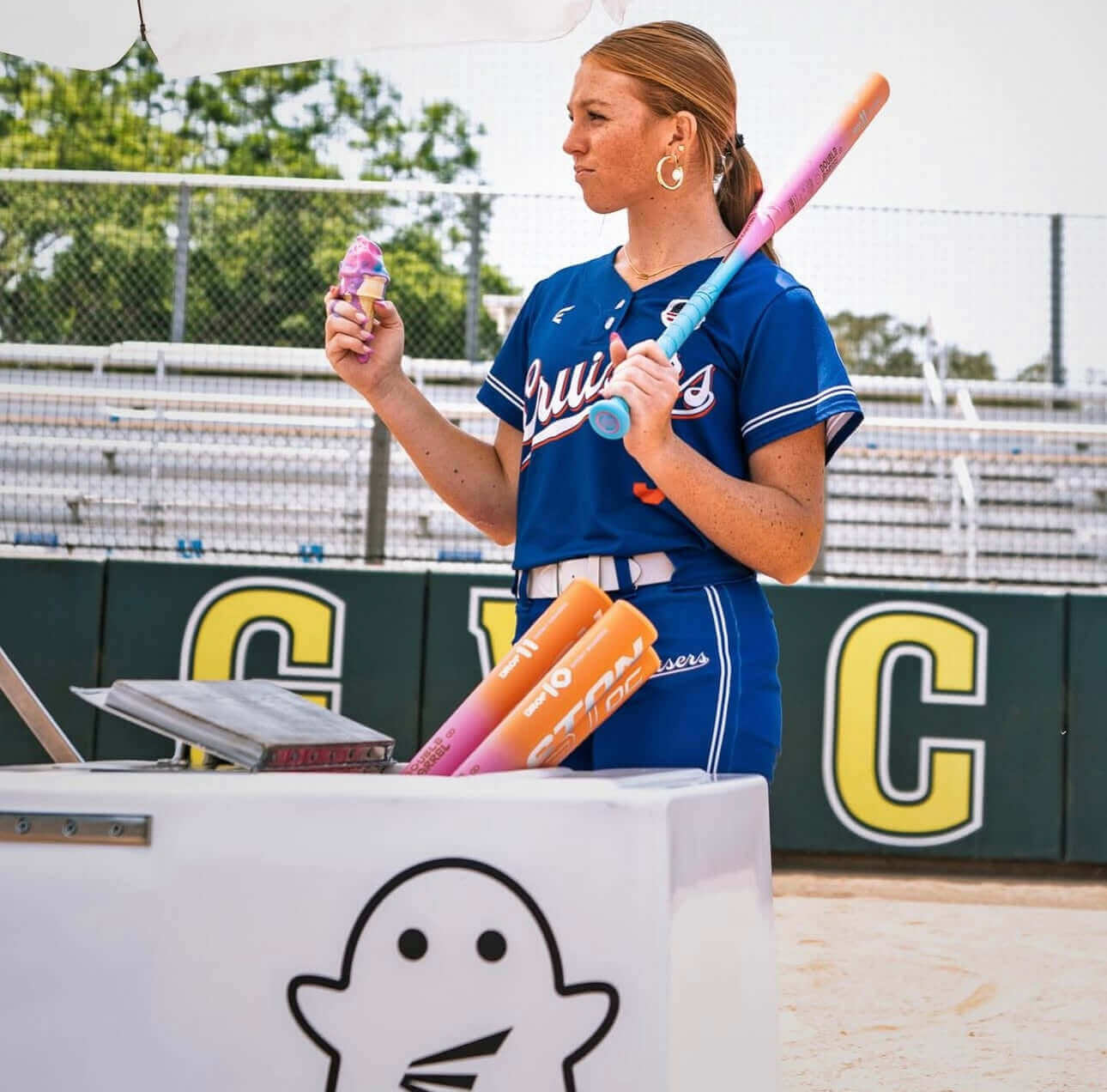 2026 Easton Ghost OG Rainbow Sherbet (-10) Fastpitch Softball Bat - Image 6