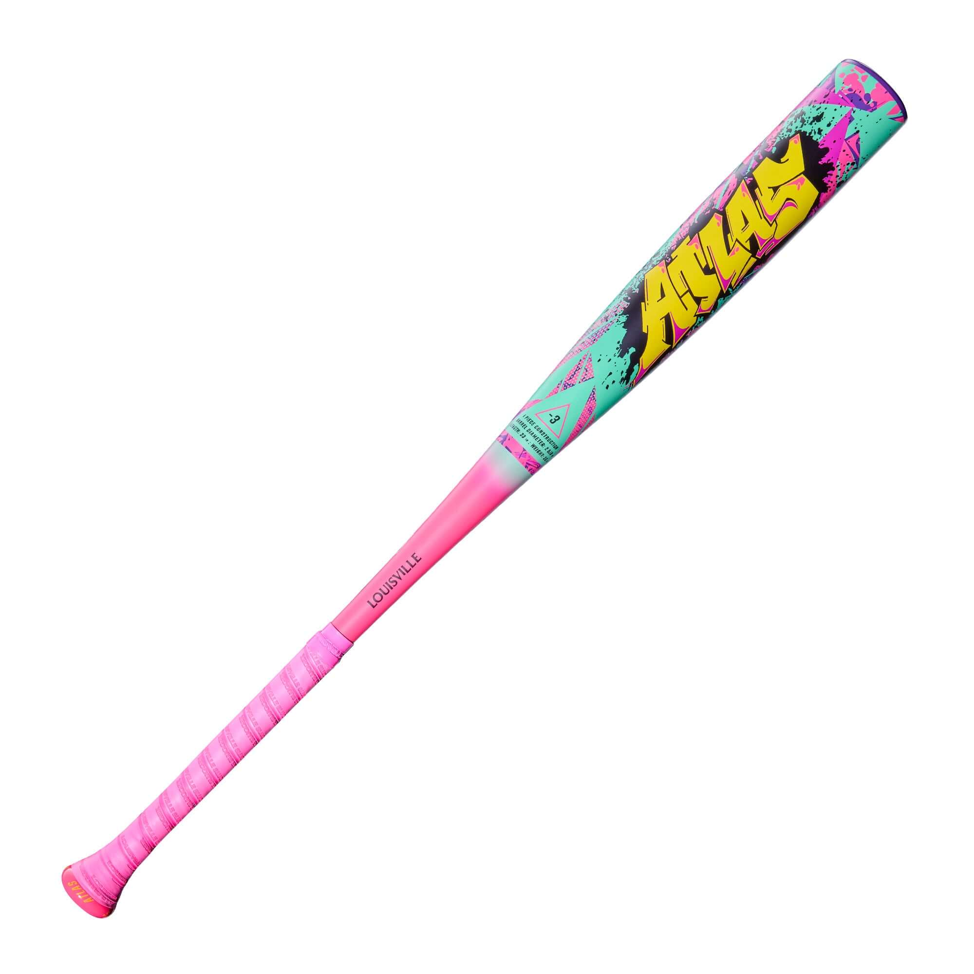 2026 Louisville Slugger Atlas Wildstyle (-3) BBCOR Baseball Bat - Image 3