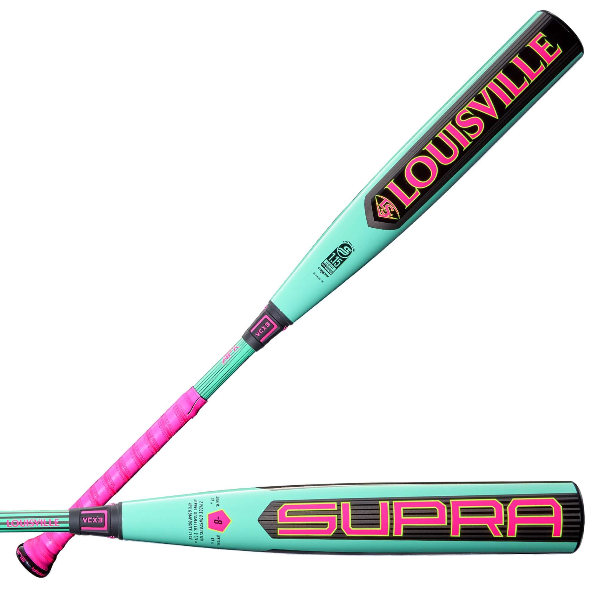 2026 Louisville Slugger Supra™ 2 ¾” (-8) USSSA Baseball Bat - Image 8