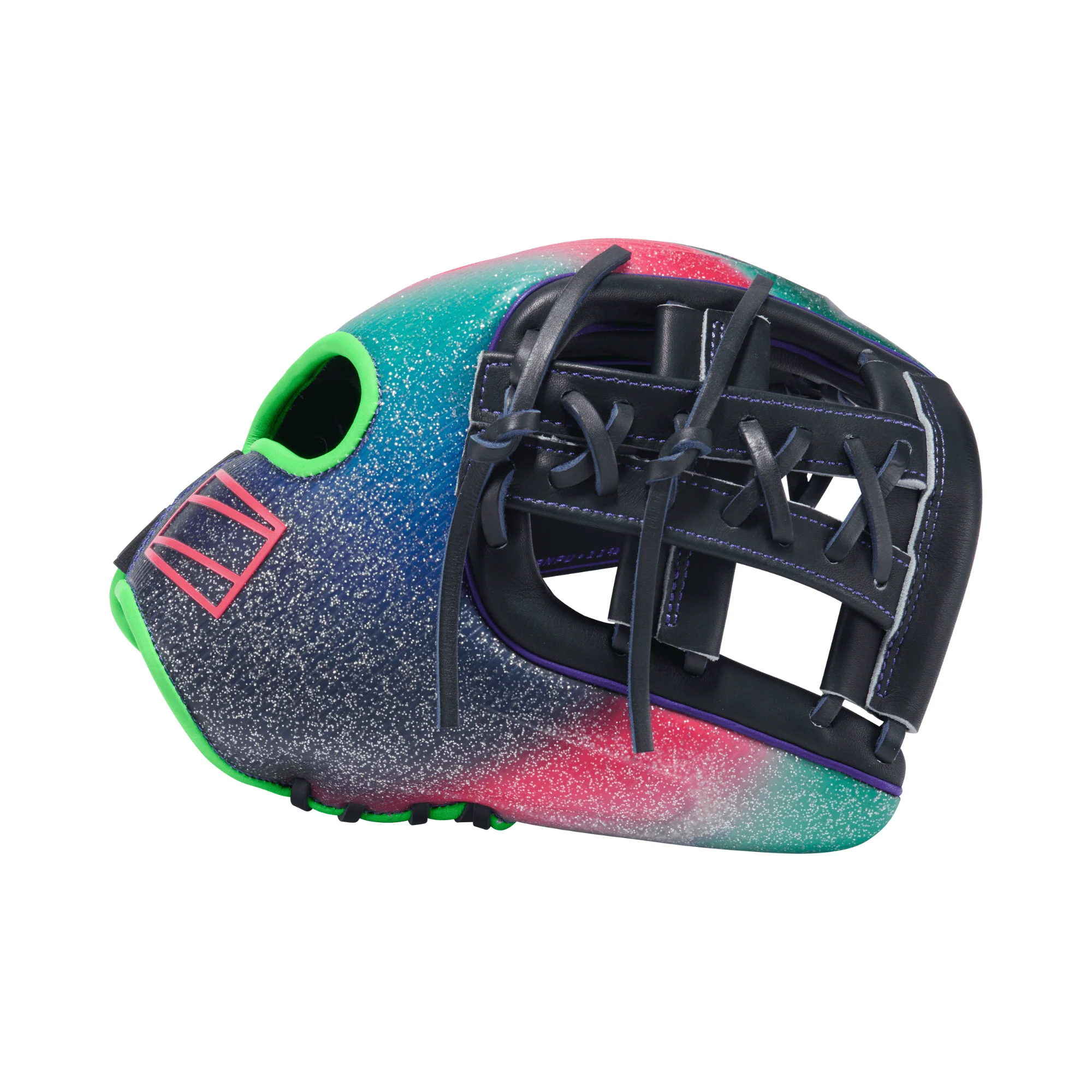 2026 Rawlings REV1X Series Baseball Glove 11.75" Navy/Purple/Optic - Image 5