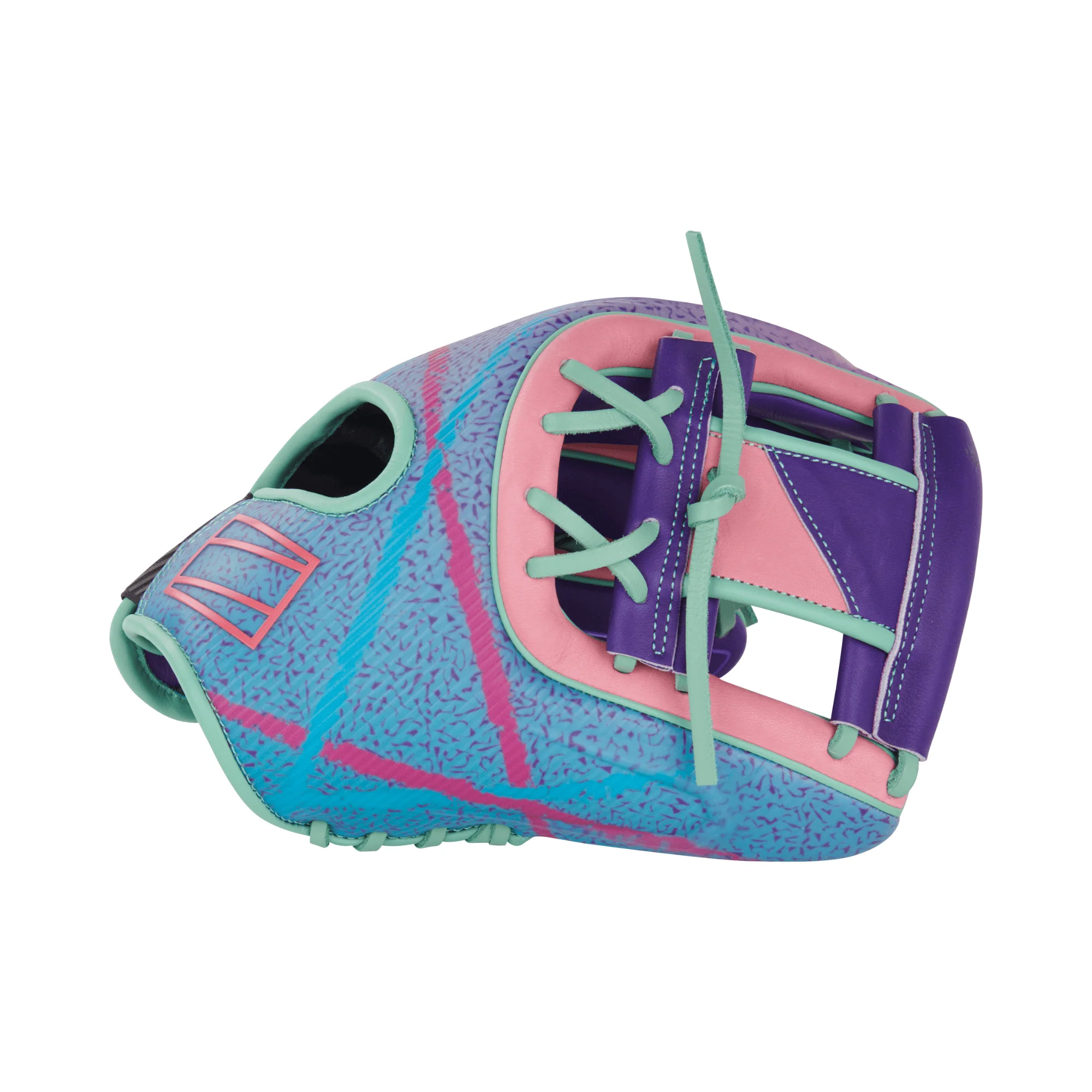 2026 Rawlings REV1X Series Baseball Glove 11.75" Purple/Mint/Pink - Image 5