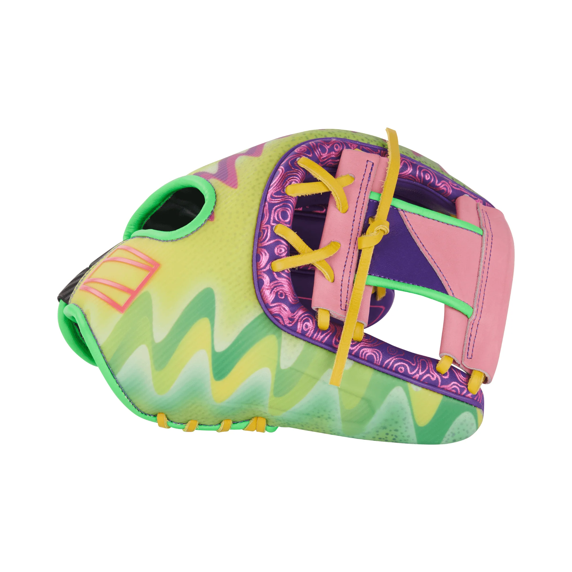 2026 Rawlings REV1X Series Baseball Glove 11.75" Purple/Pink/Optic - Image 4