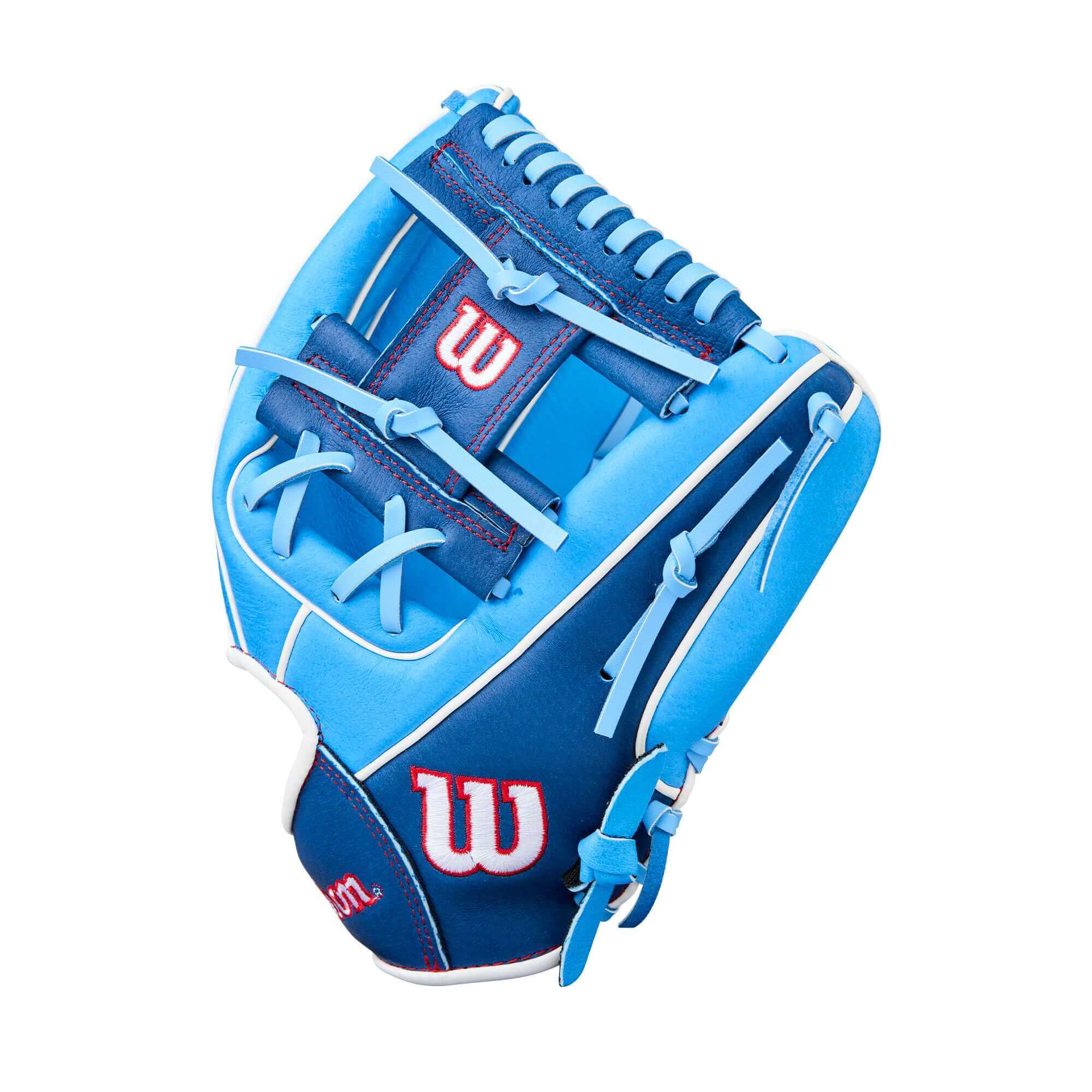 2026 Wilson A450 11.5" Cool Blue/Royal Blue/White/Red - Image 2