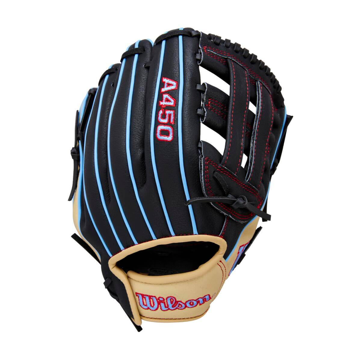 2026 Wilson A450 11" Black/Blonde/Cool Blue/Red - Image 2