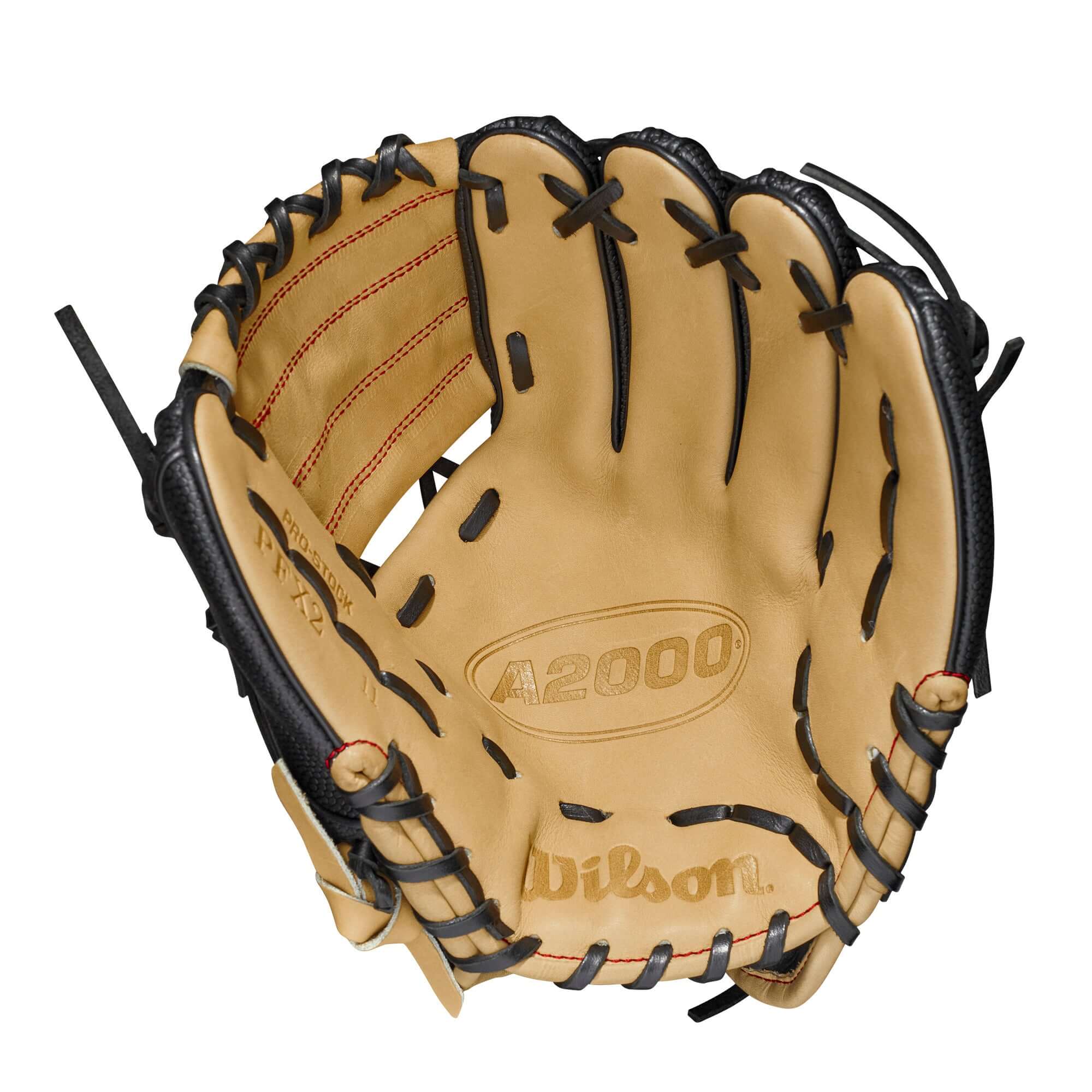 Wilson A2000 PFX2SS 11" Pedroia Fit Infield Baseball Glove Black/Blonde - Image 3