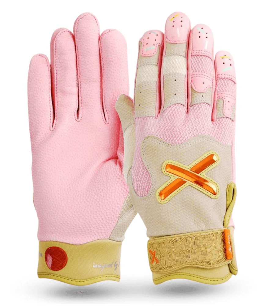 Absolutely Ridiculous strawberry ice cream batting gloves - Image 2
