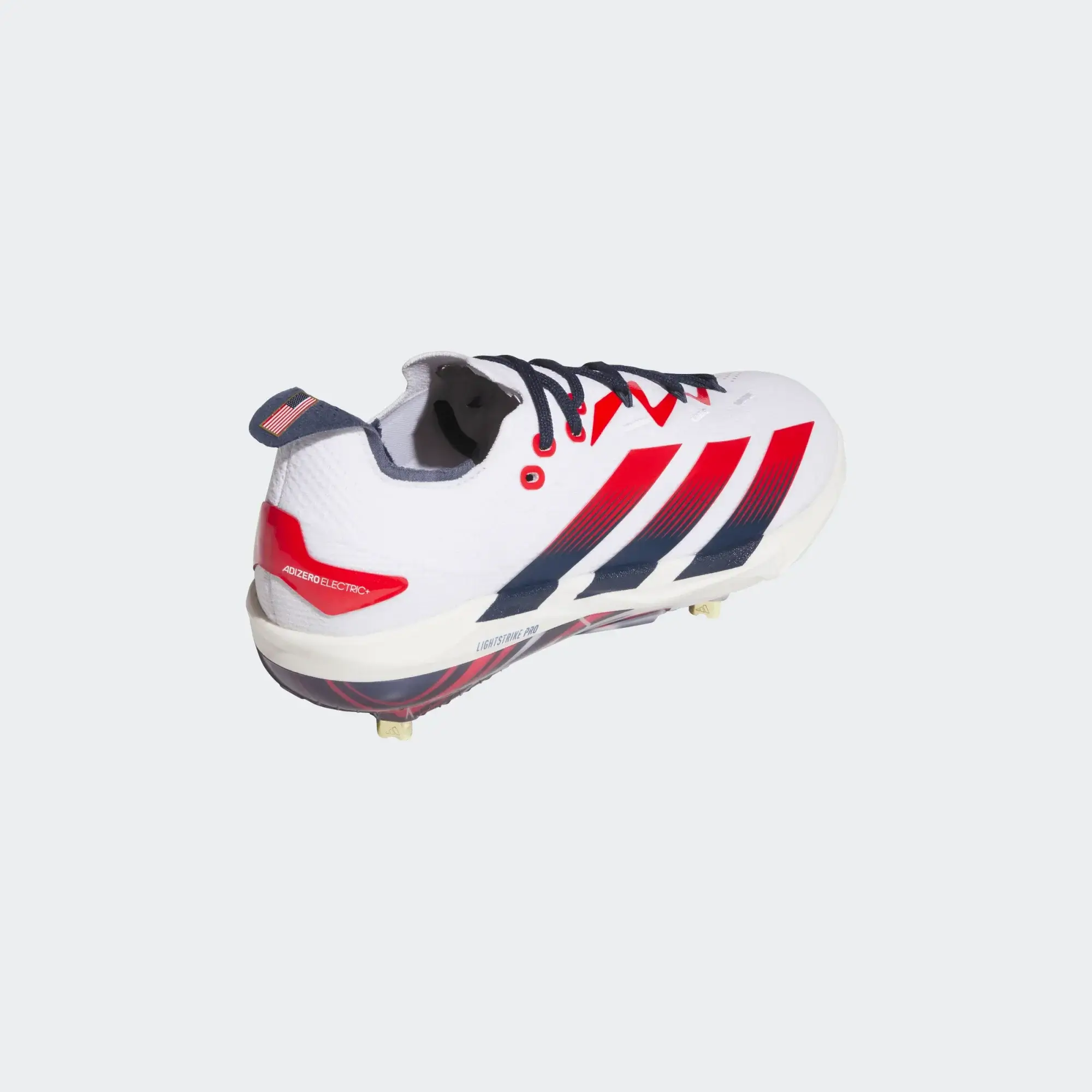 Adidas Adizero Electric+ 2.0 USA Metal Baseball Cleats - Image 10