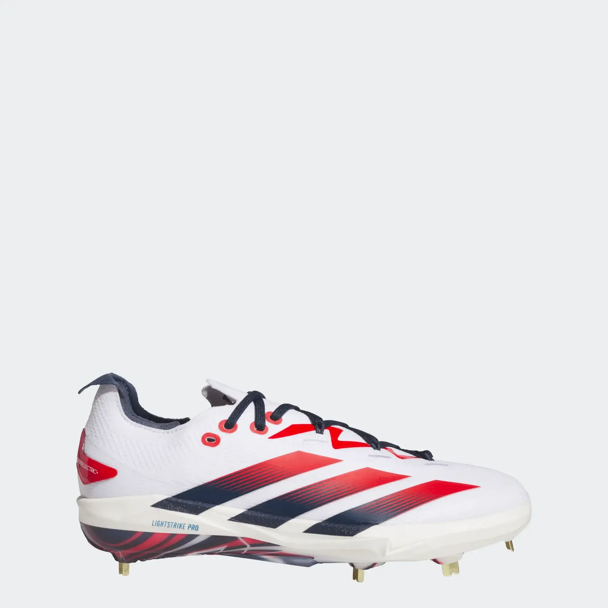 Adidas Adizero Electric+ 2.0 USA Metal Baseball Cleats - Image 4