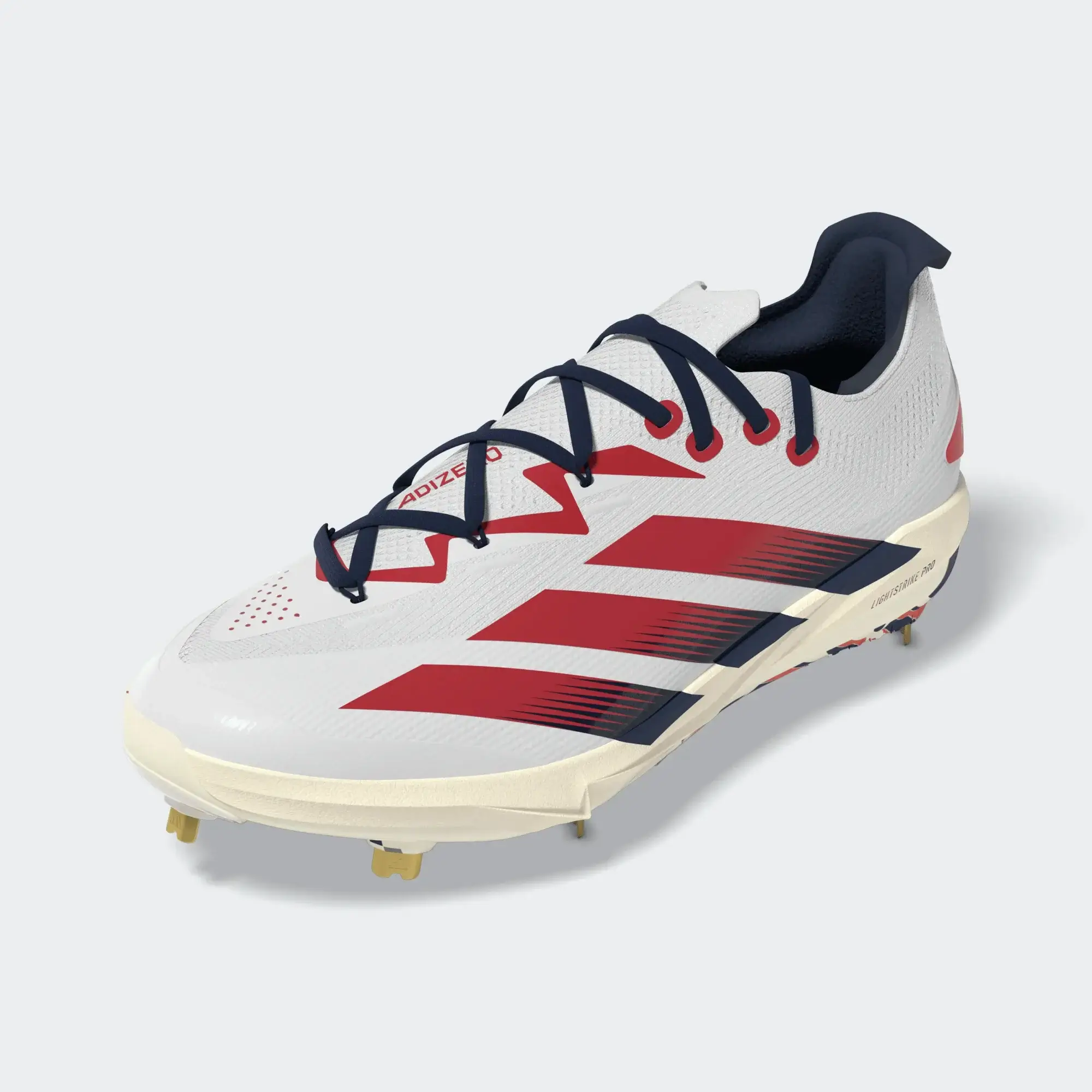 Adidas Adizero Electric+ 2.0 USA Metal Baseball Cleats - Image 9