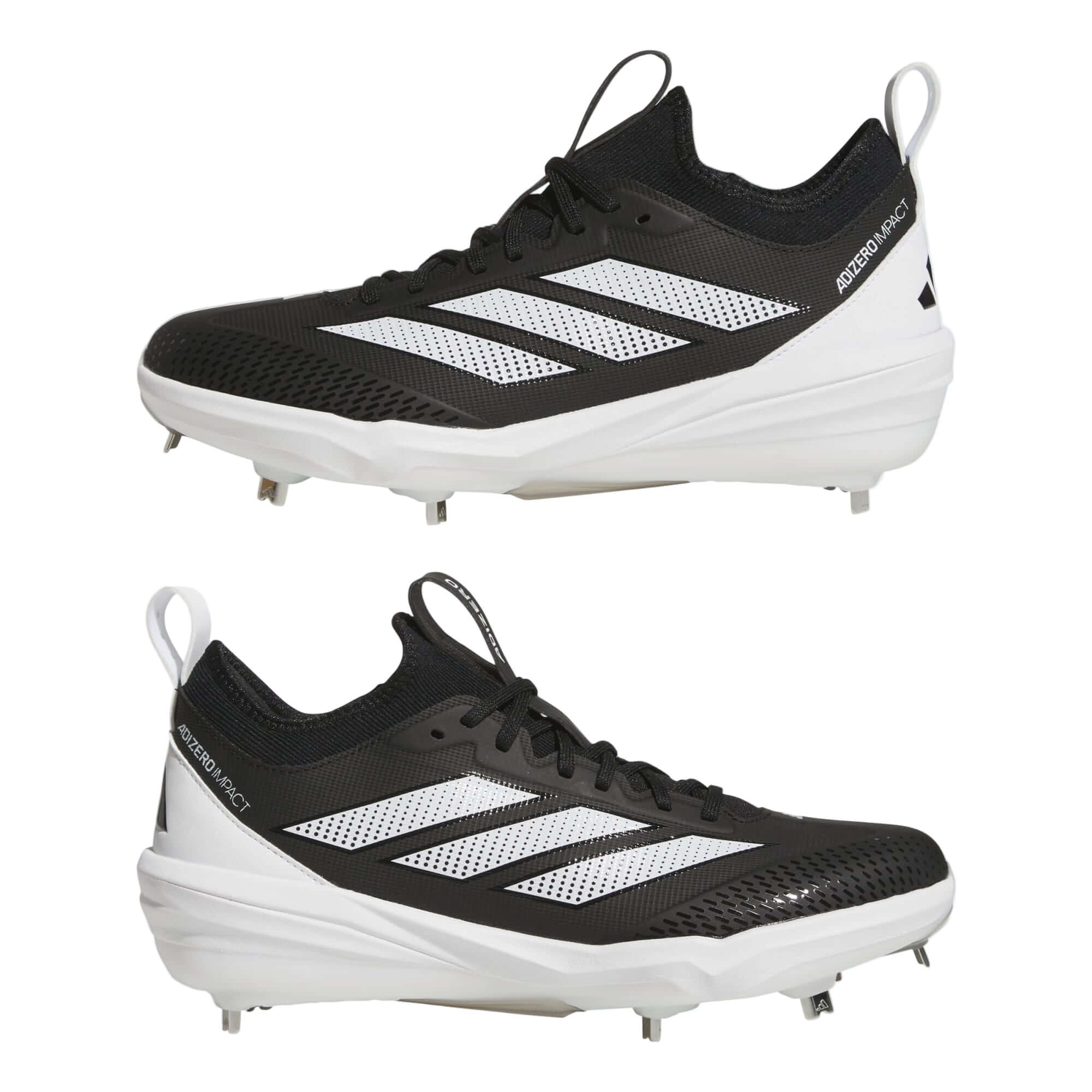 Adidas Adizero Impact 2.0 Baseball Cleats - Black - Image 7