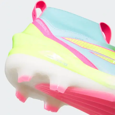 Adidas Adizero Impact+ 2.0 TPU Baseball Cleats Bliss Blue/Lemon/Pink - Image 3