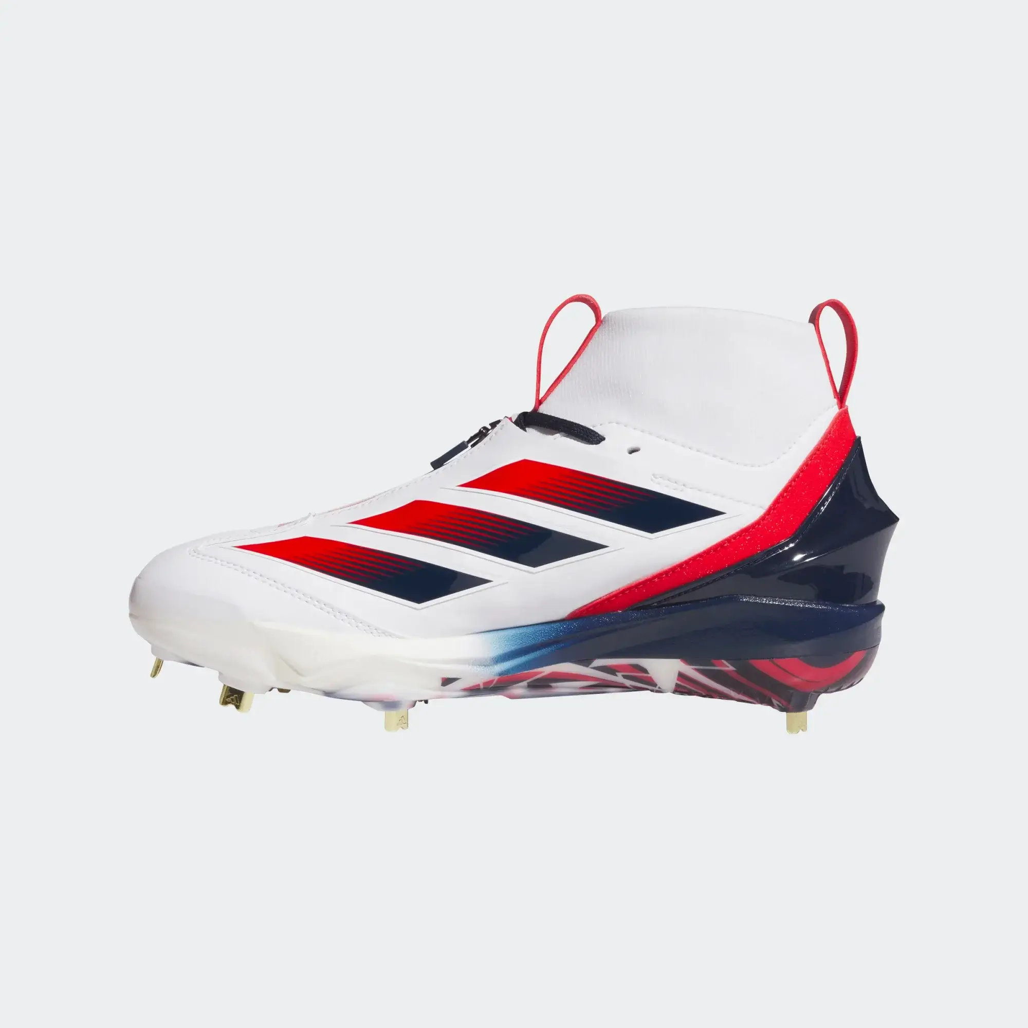 Adidas Adizero Impact+ 2.0 USA Baseball Cleat - White - Image 6
