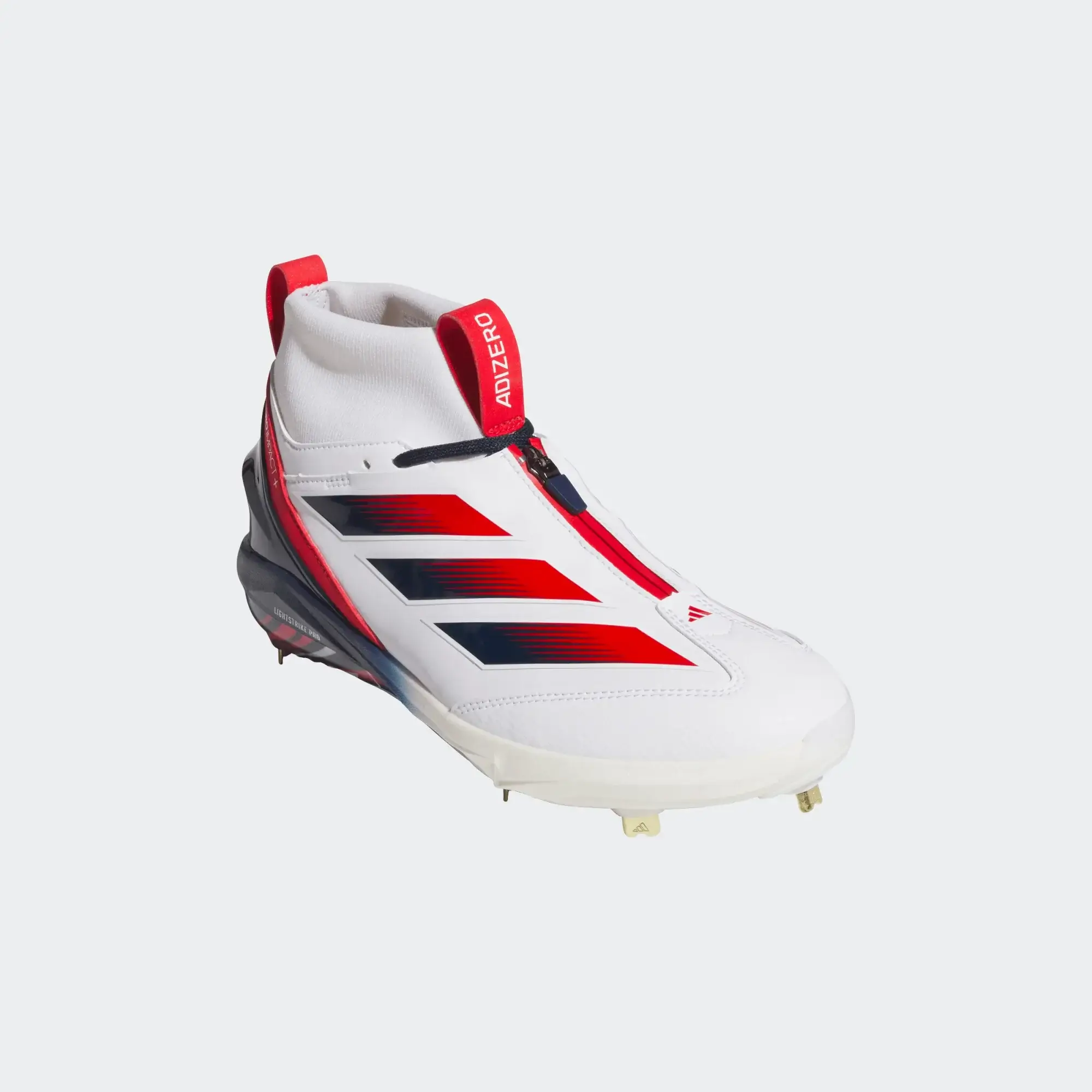 Adidas Adizero Impact+ 2.0 USA Baseball Cleat - White - Image 8