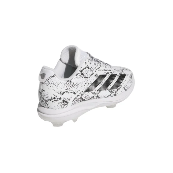 Adizero Electric 2.0 TPU Baseball Cleats - White - Image 3