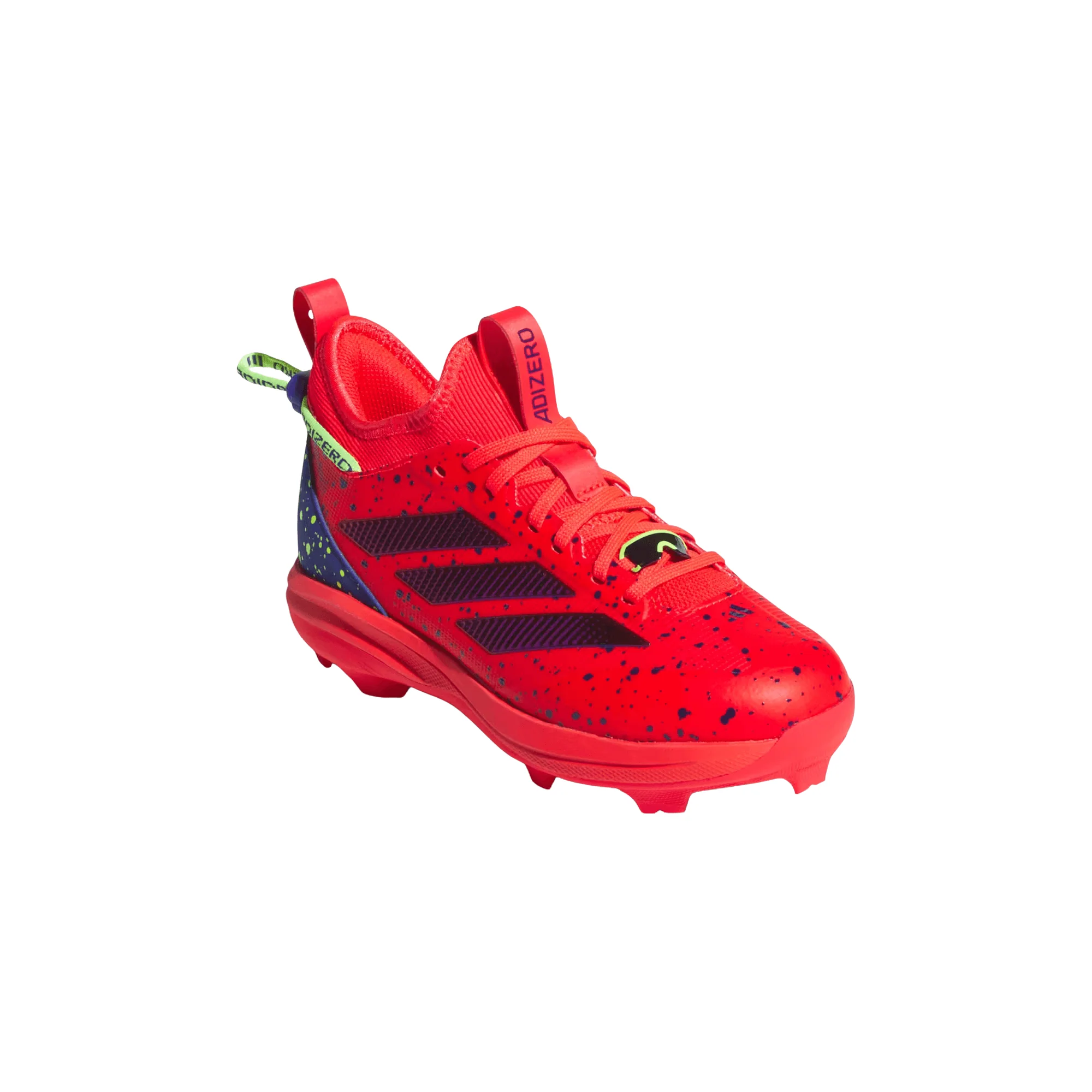 Adizero Impact TPU Kids Baseball 2.0 Shades Shoes - Lucid Red/Blue/Lemon - Image 10
