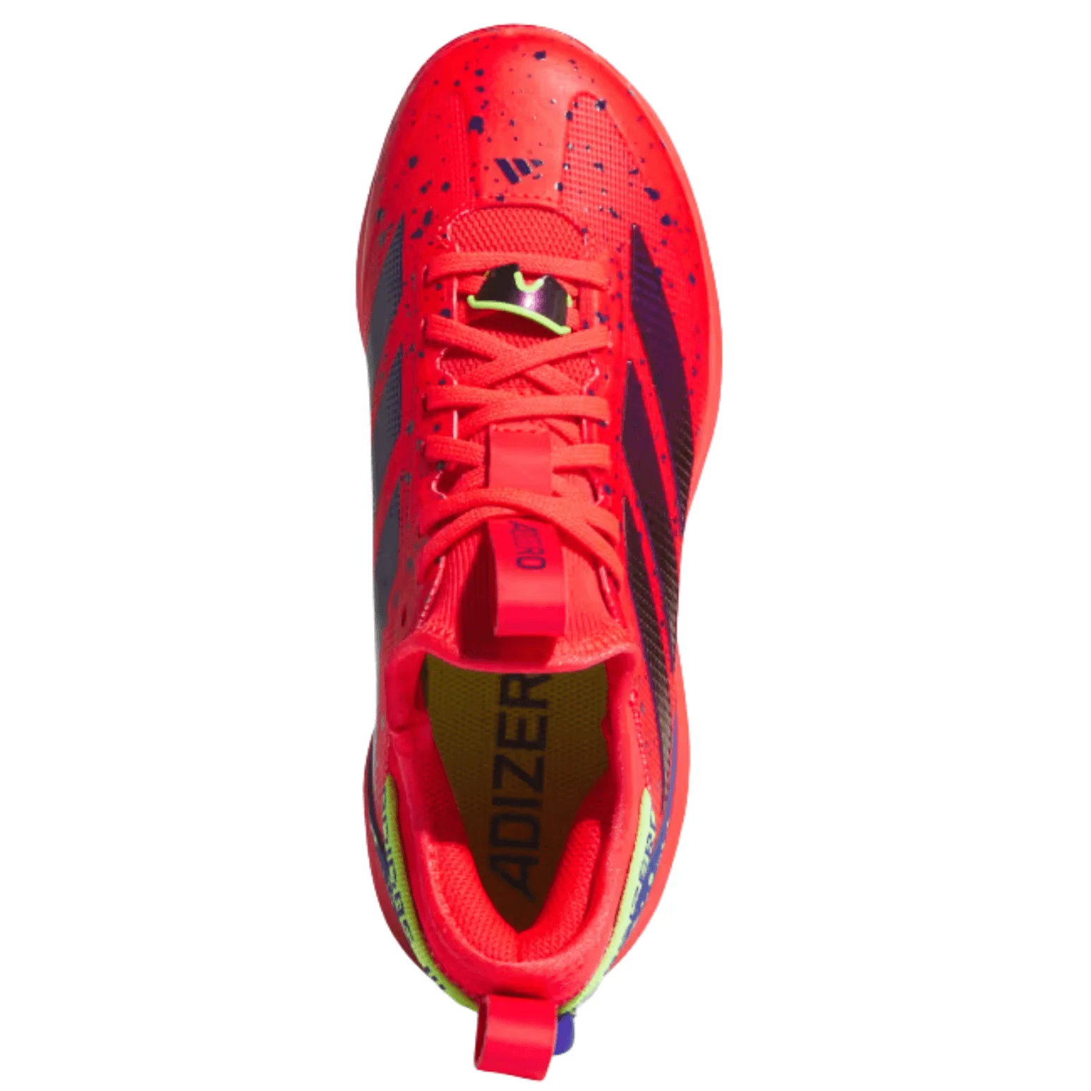 Adizero Impact TPU Kids Baseball 2.0 Shades Shoes - Lucid Red/Blue/Lemon - Image 3