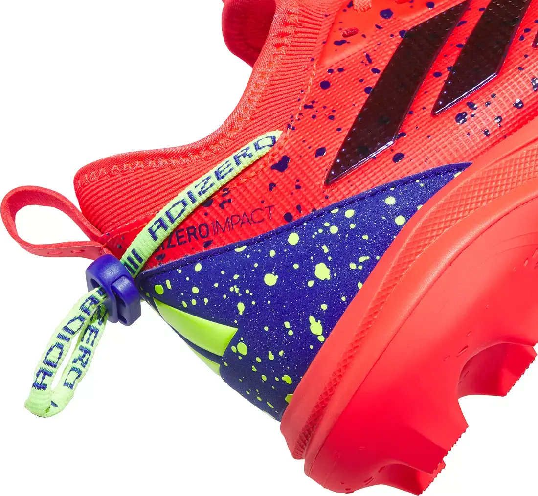 Adizero Impact TPU Kids Baseball 2.0 Shades Shoes - Lucid Red/Blue/Lemon - Image 5