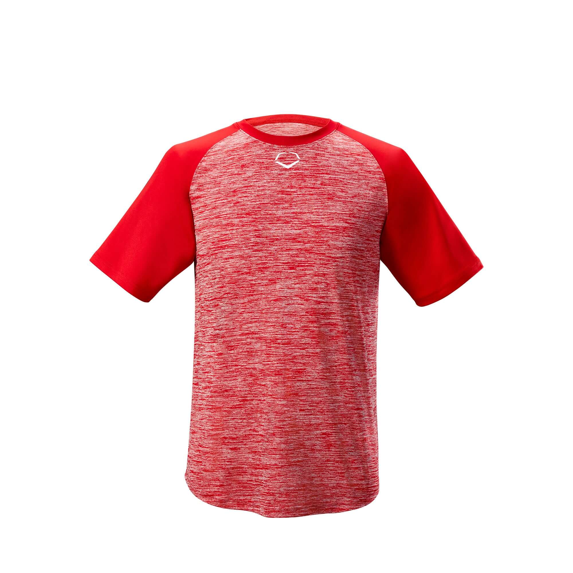 Evoshield Adult E304 Performance Pullover Tech Tee Scarlet - Image 7