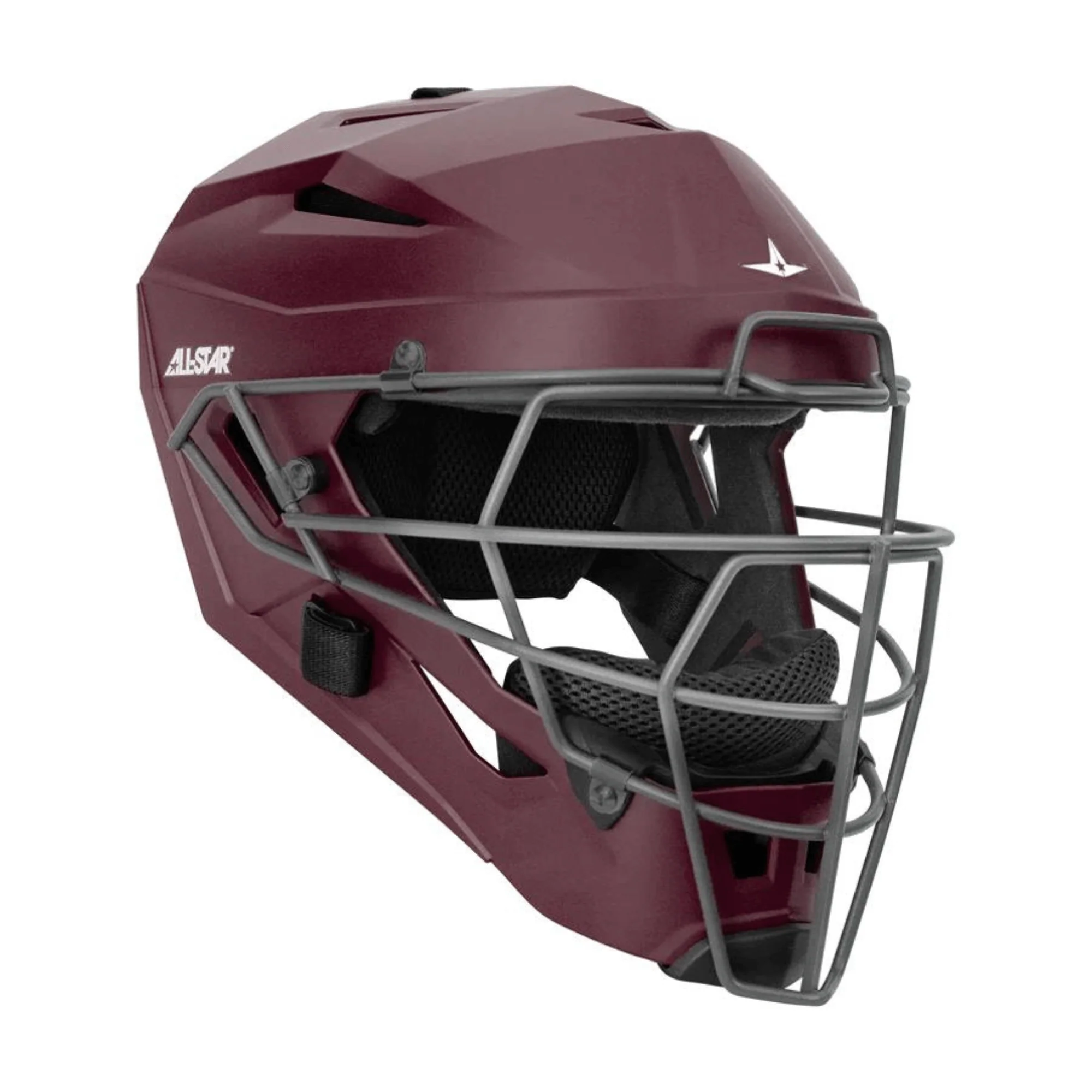 All-Star Adult MVP PRO Catcher's Helmet w/ Deflexion Tech - Matte - Image 4